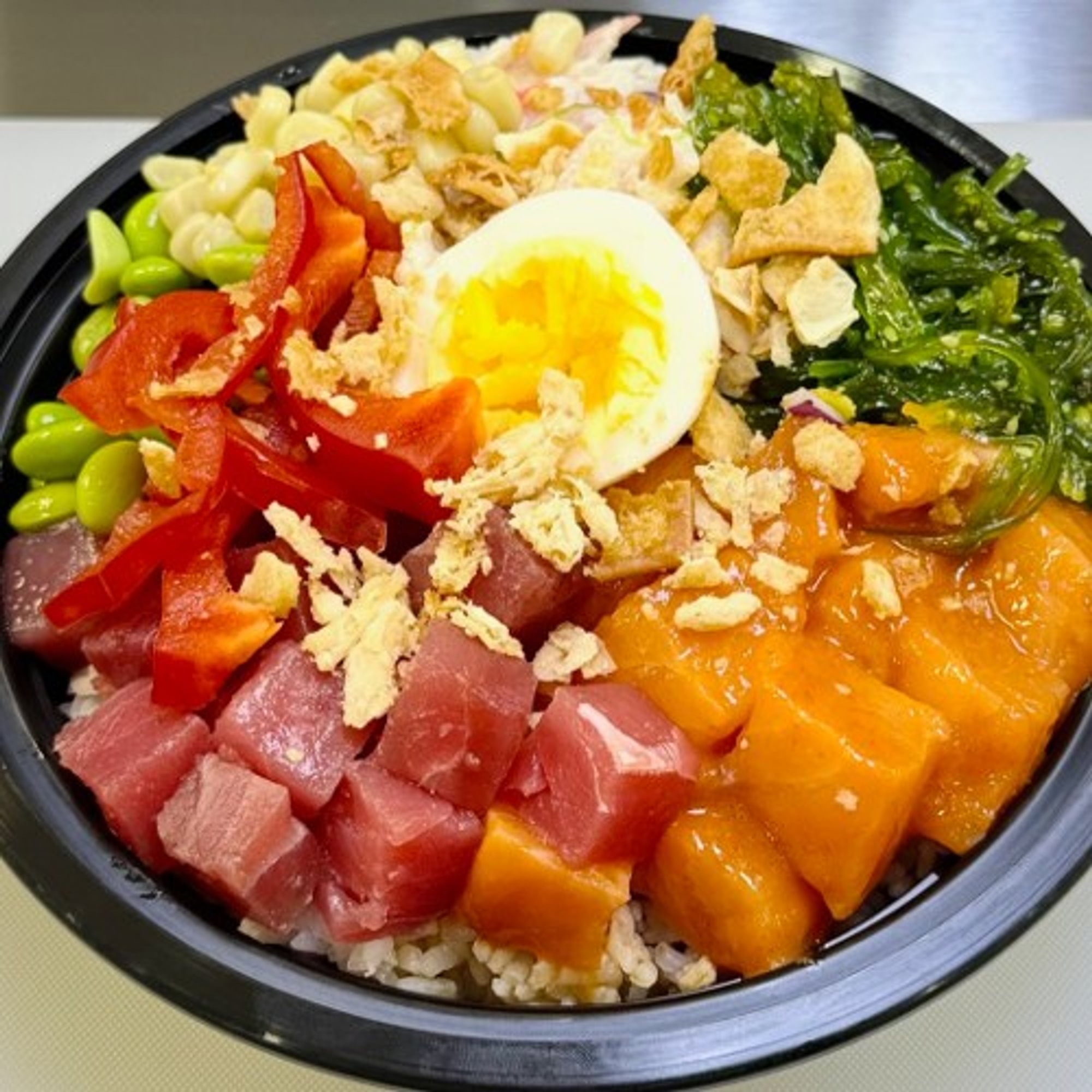 Create Your Own Poke Bowl (Deluxe: 2 Poteins)