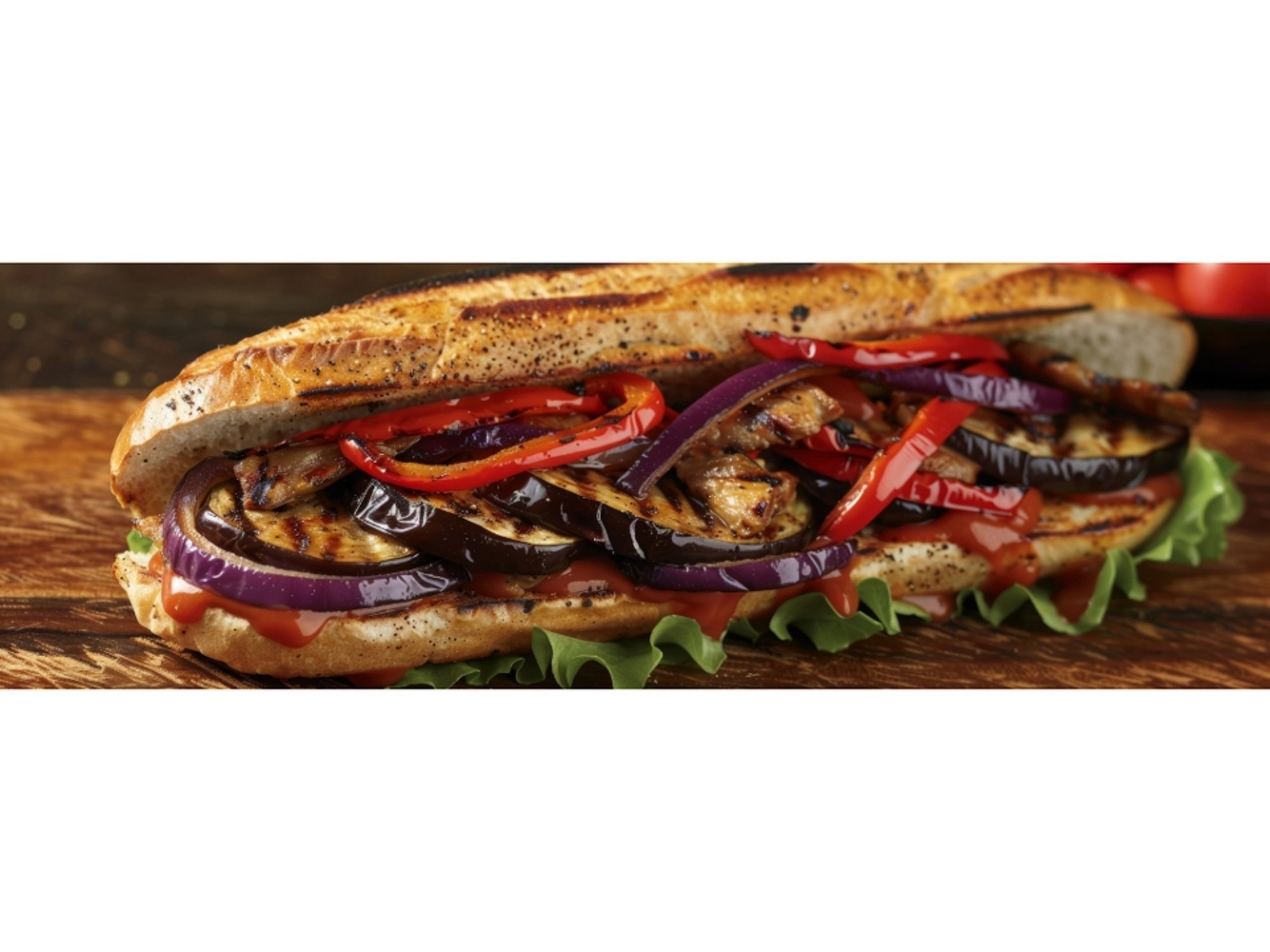 Eggplant Parmigiana Sandwich