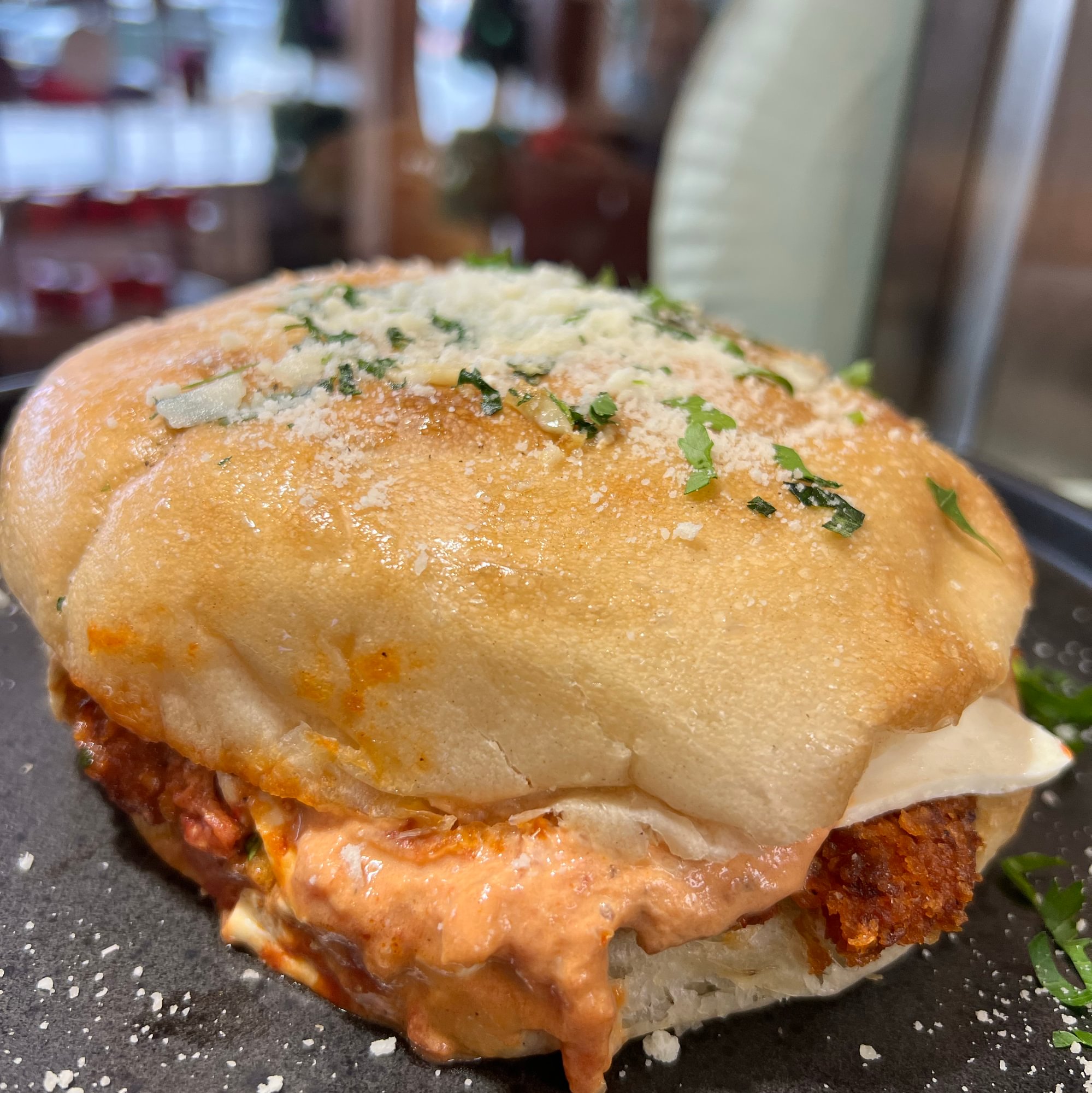 Chicken Vodka Garlic Knot Hero
