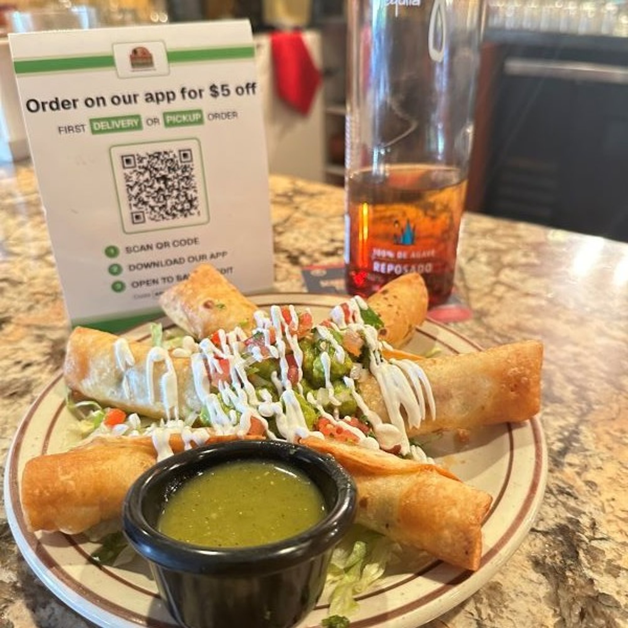 Crab Meat Flautas