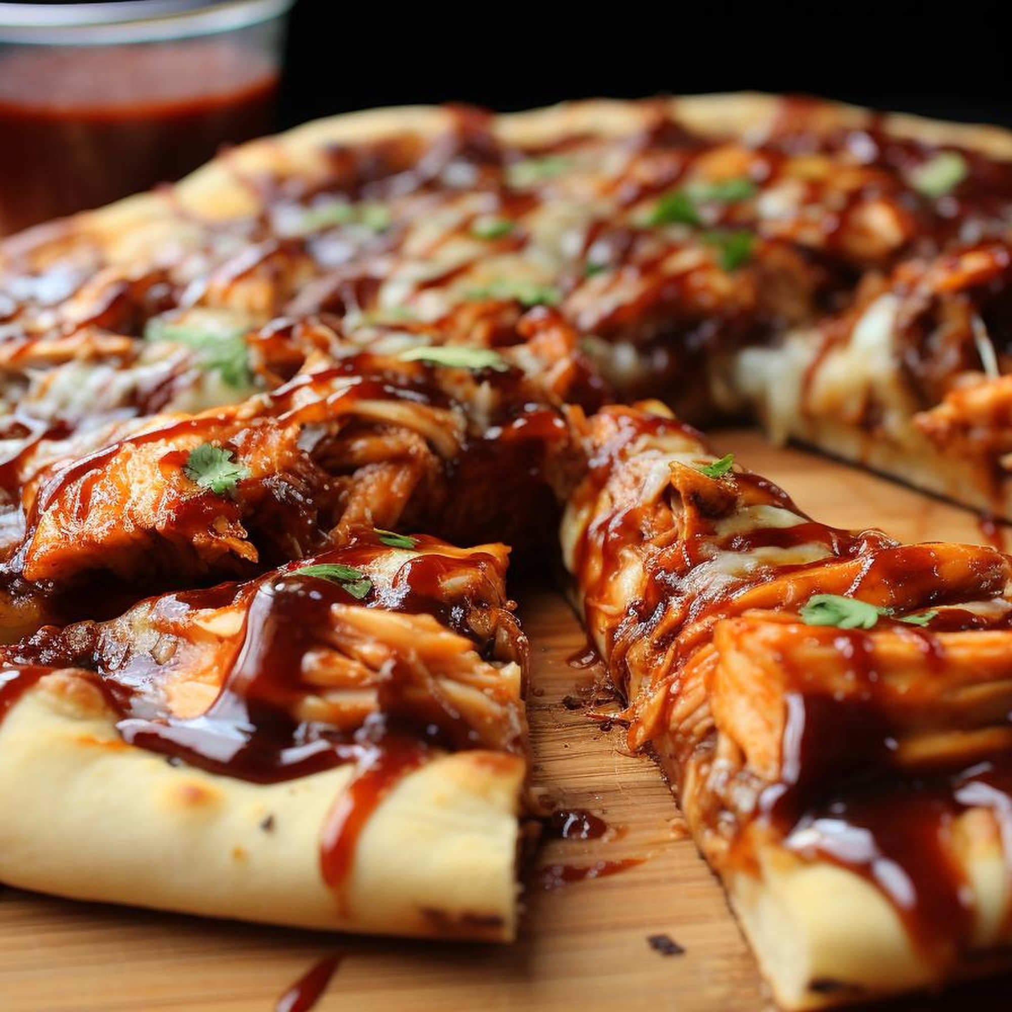 10" GF Cauliflower BBQ Chicken Pizza
