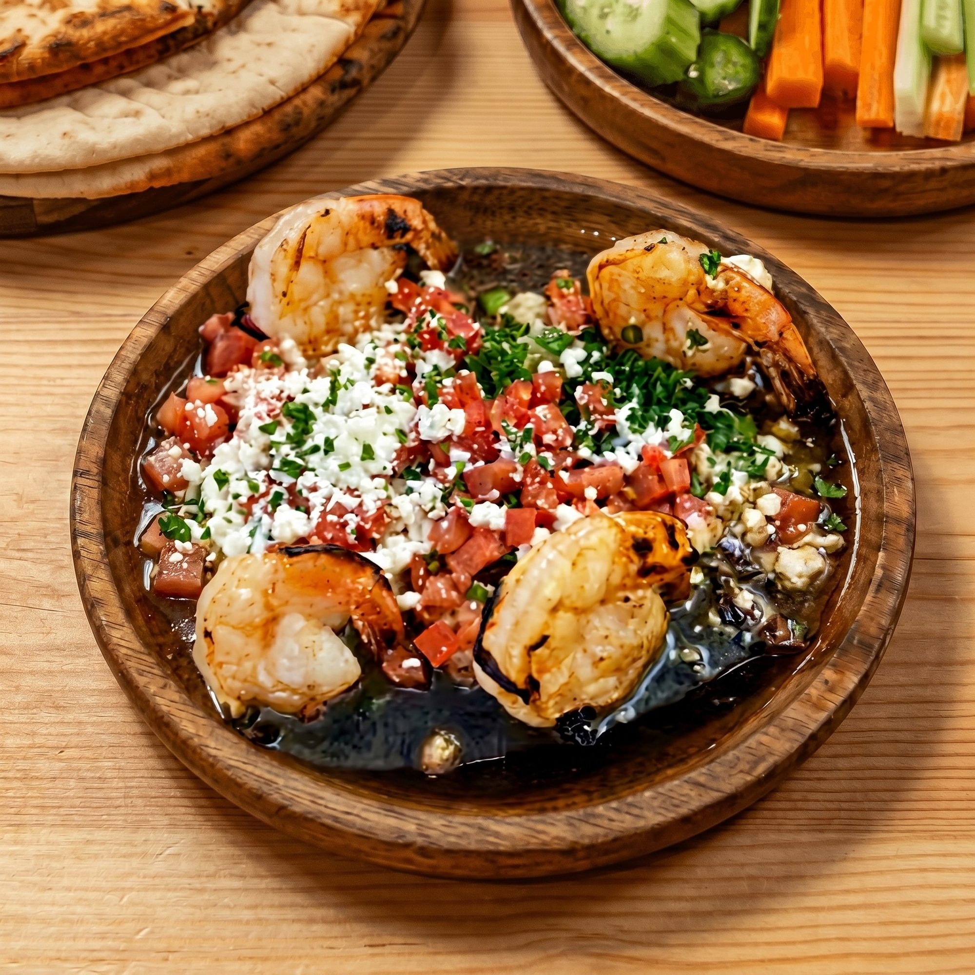 Shrimp & Ouzo Saganaki