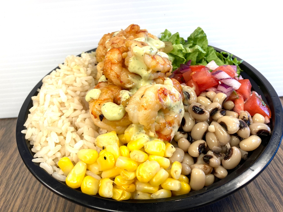 Wild Caught Grilled Shrimp Bowl