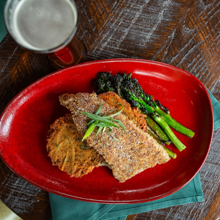 PECAN-CRUSTED TROUT