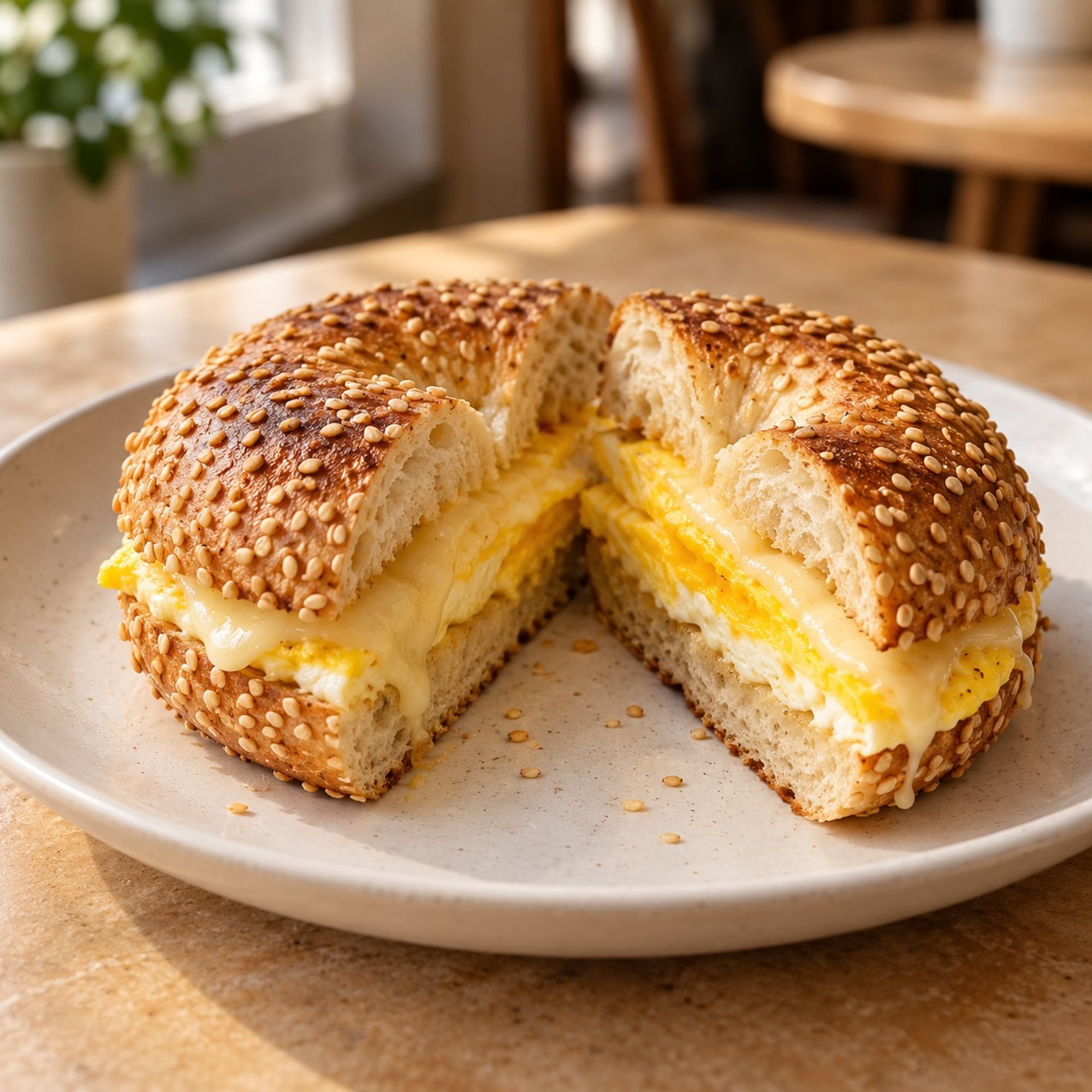 Good Morning Sesame Bagel