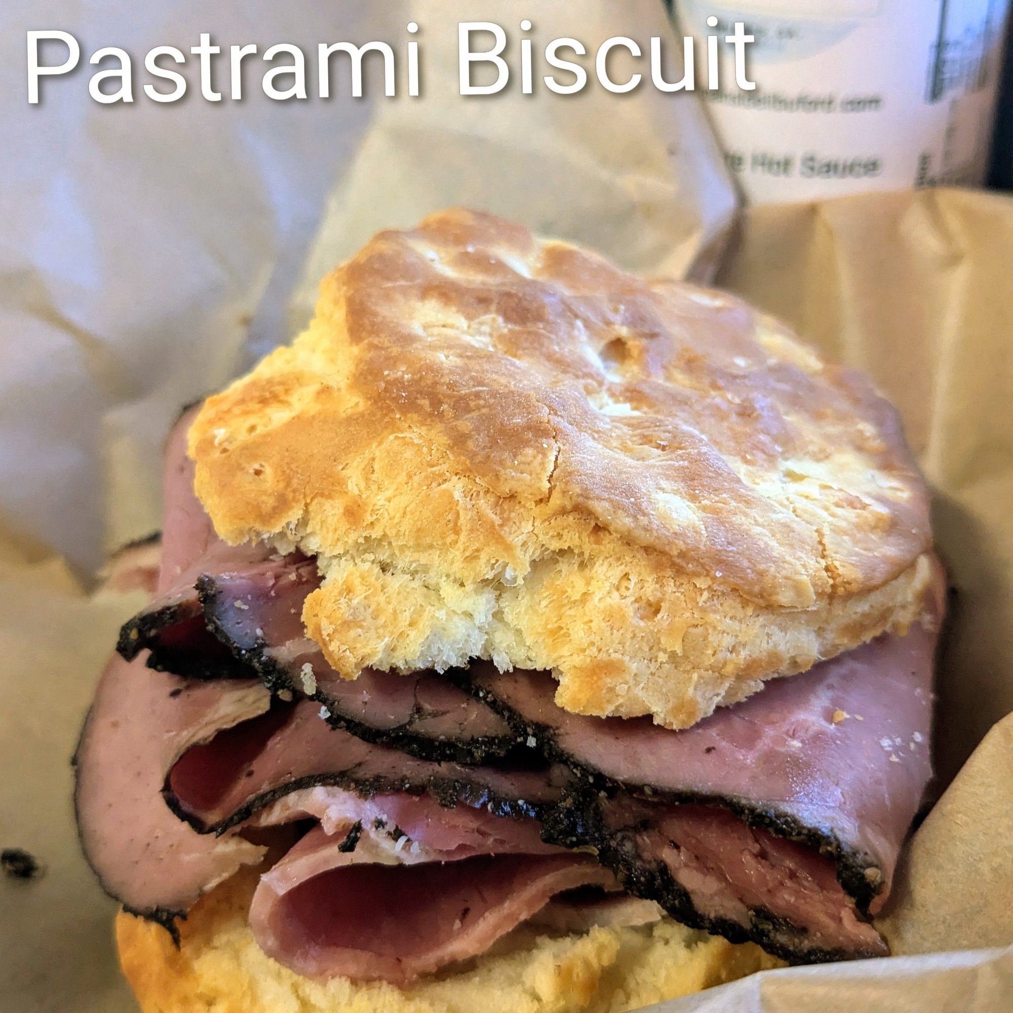 Pastrami Biscuit