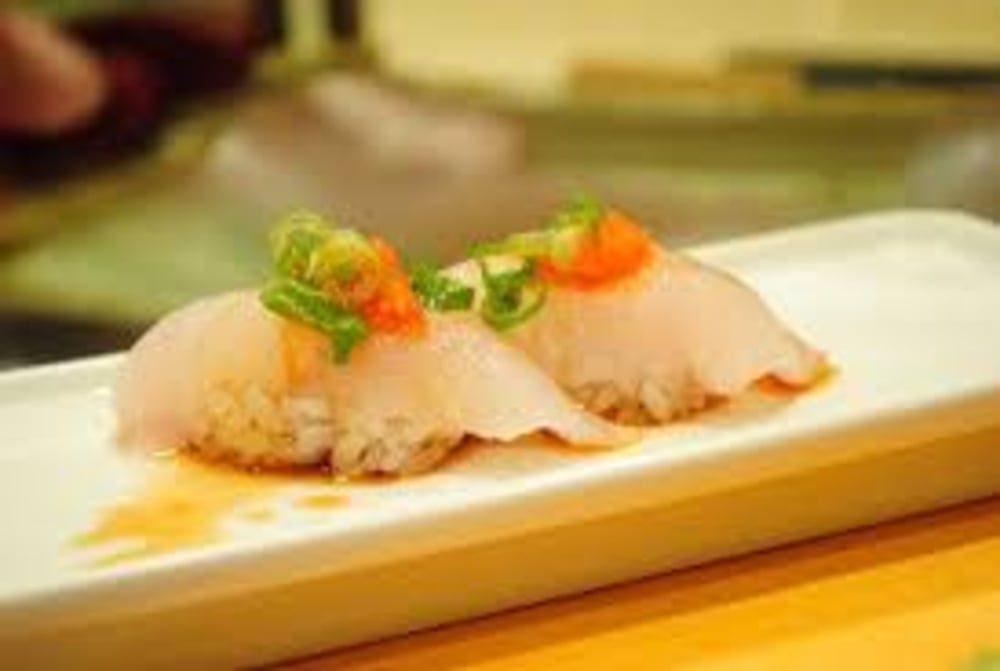 1 Pc Sushi "Hirame" Halibut