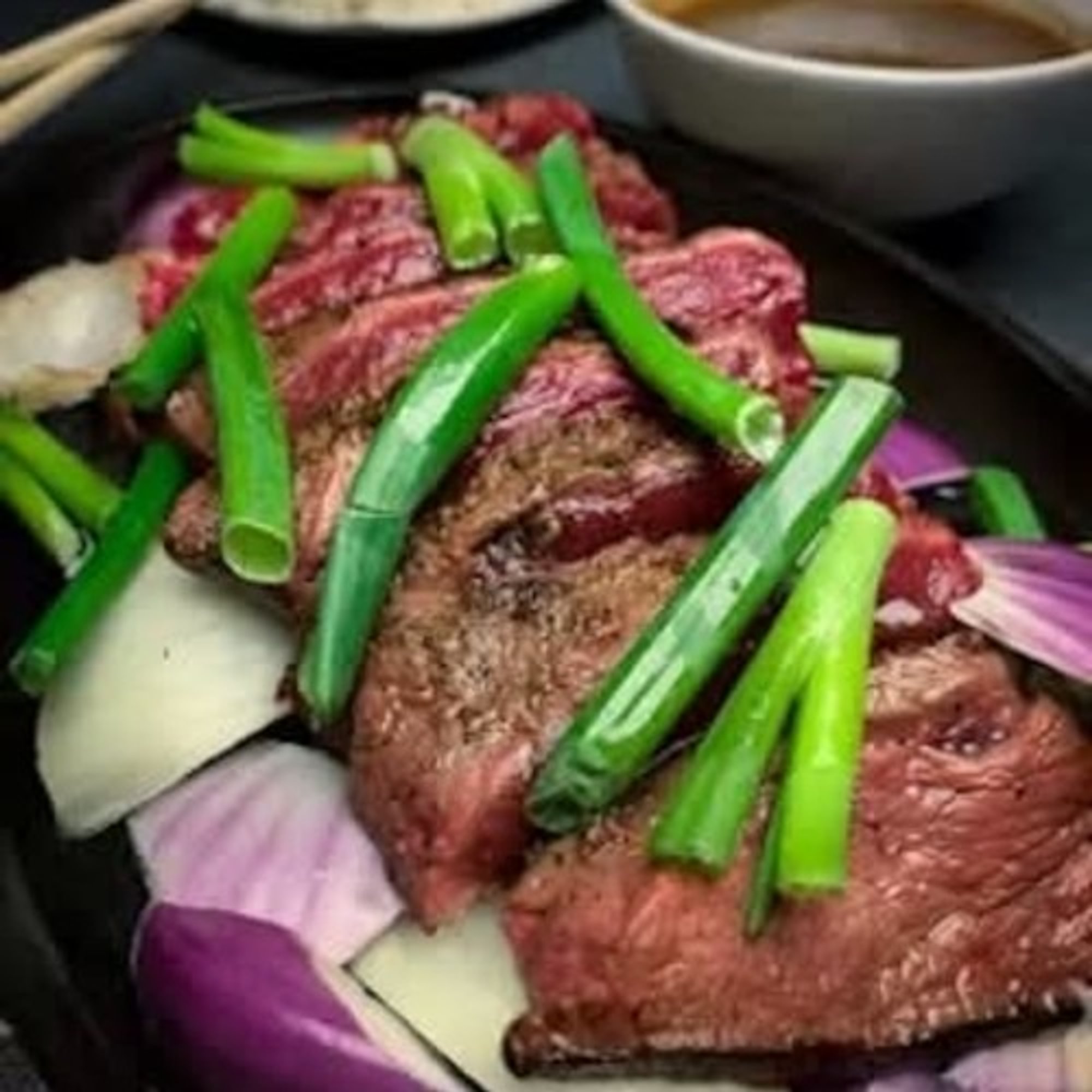 Bò "Filet Mignon" Sốt Tiêu Đen - Beef Filet Mignon" Black Pepper Sauce