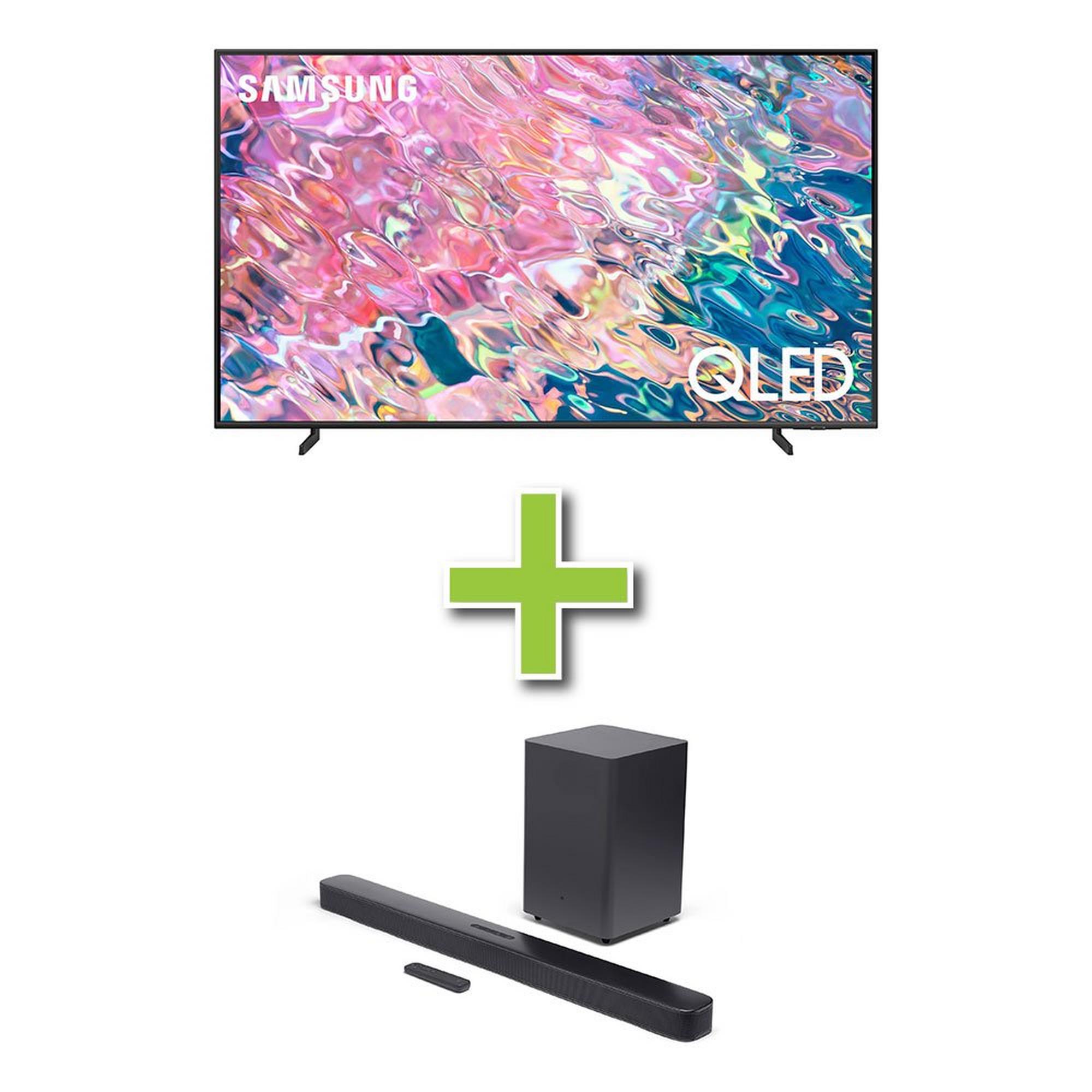 55" Samsung QLED 4K Ultra HD Smart TV & JBL 2.1 Sndbr