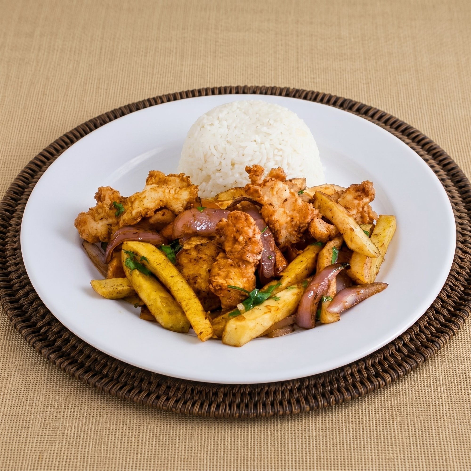 Fish Saltado