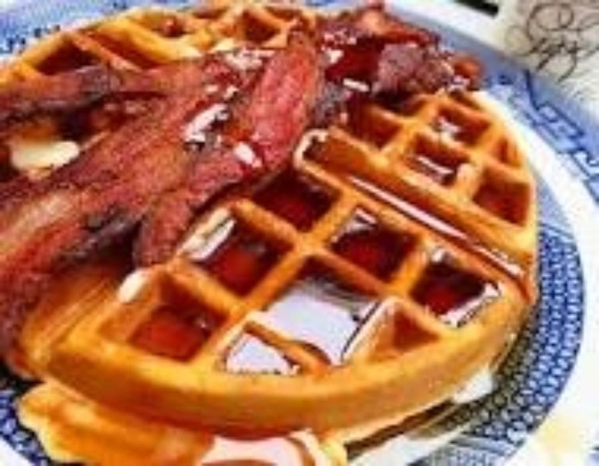 Belgian Waffle & Meat