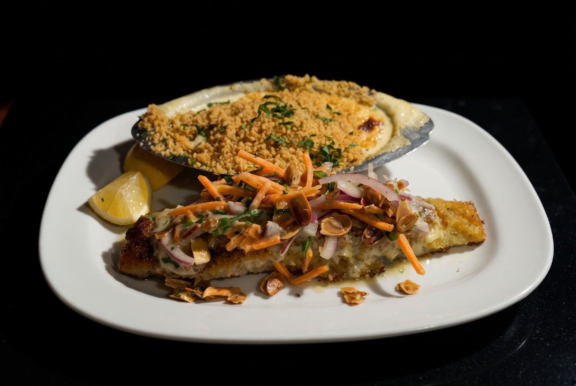 Crab Stuffed Walleye