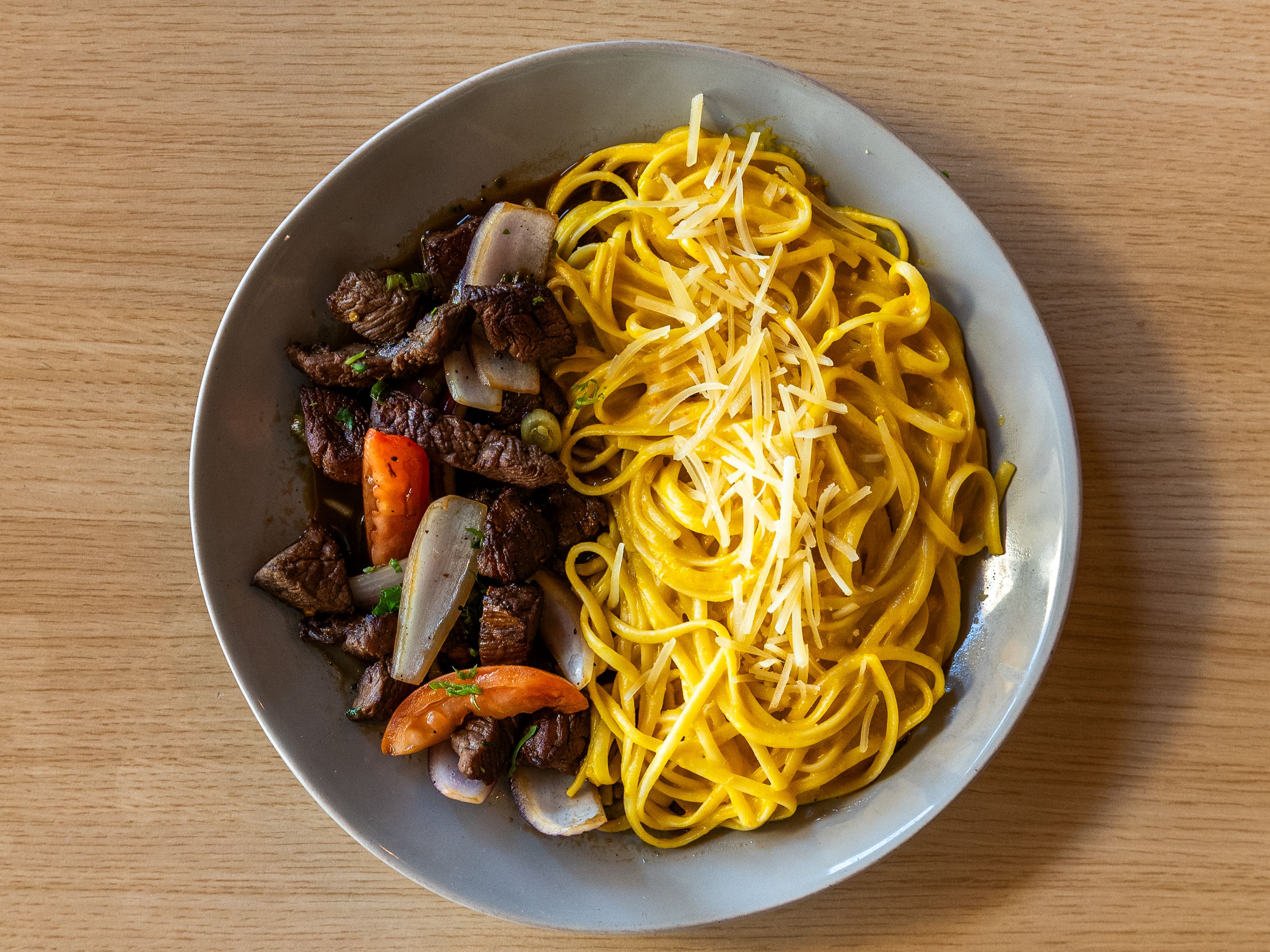 Lomo a la Huancaina