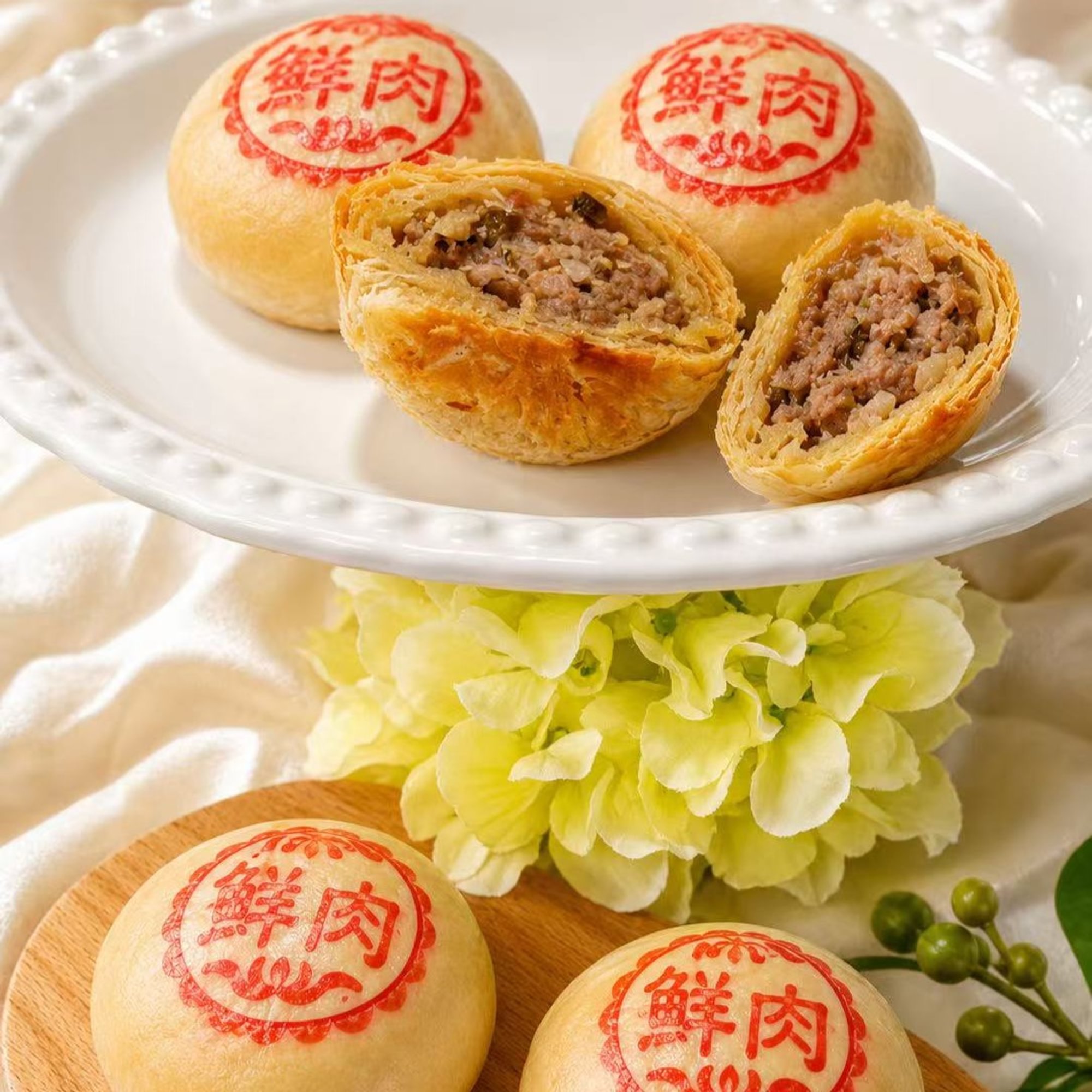 Handcrafted Shanghai-Style Savory Pork Mooncake