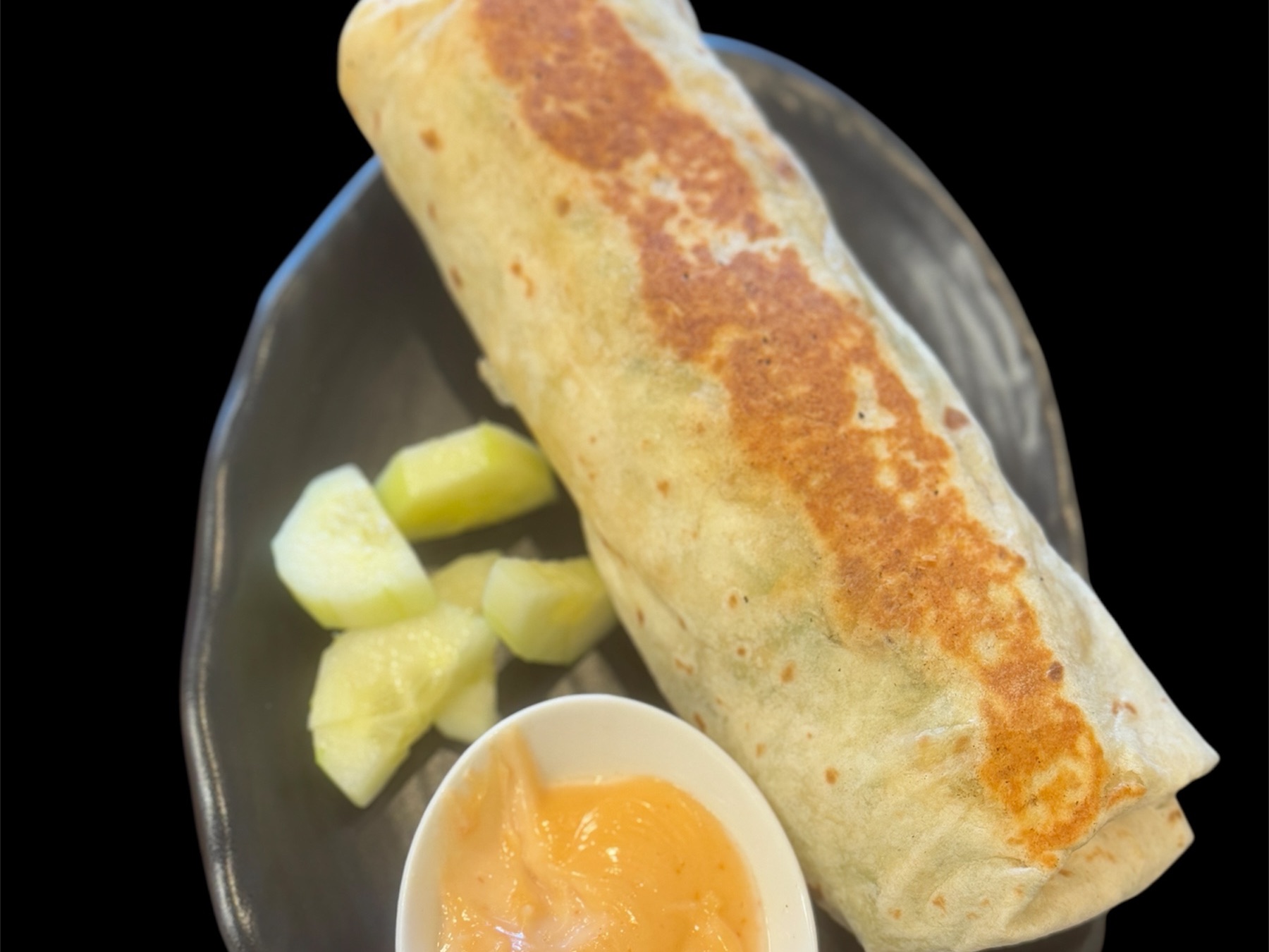 Chicken Shawarma (Chicken, Bread, Lettuce, Onion, Pepper, Sharjah Sauce)