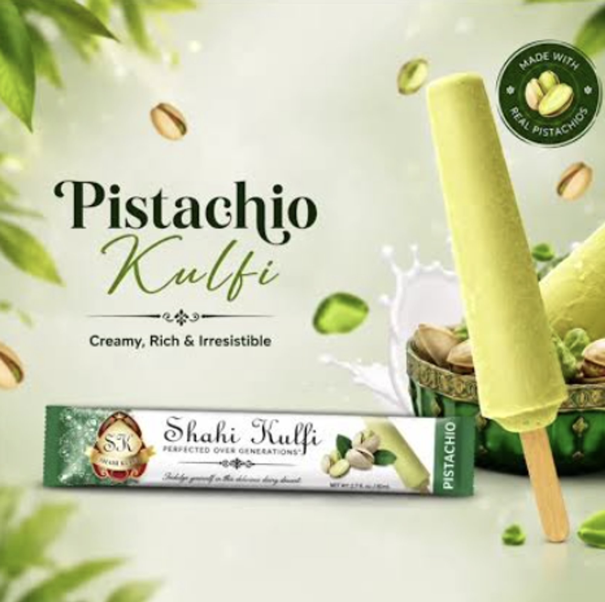 Shahi Pistachio Kulfi
