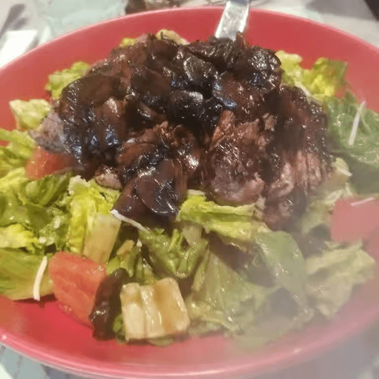 Top sirloin steak salad