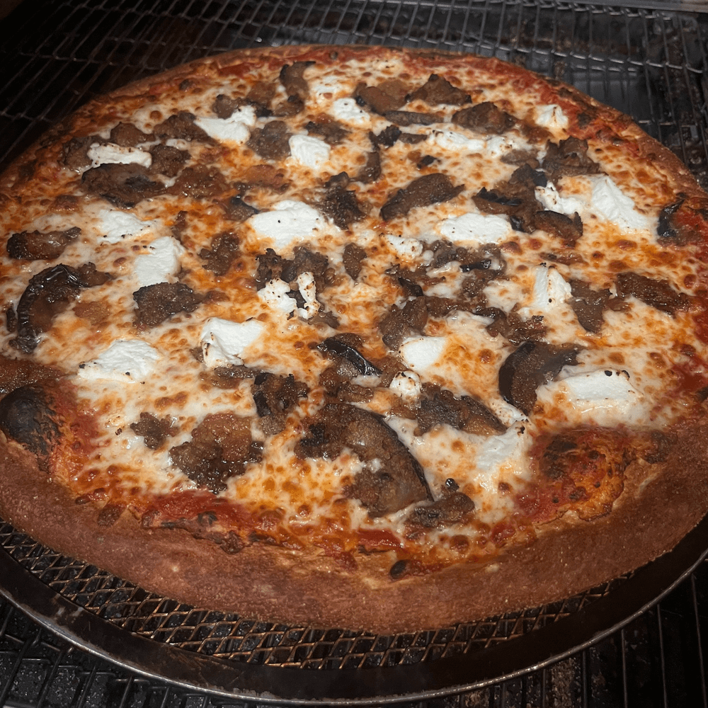 Eggplant Ricotta Pizza