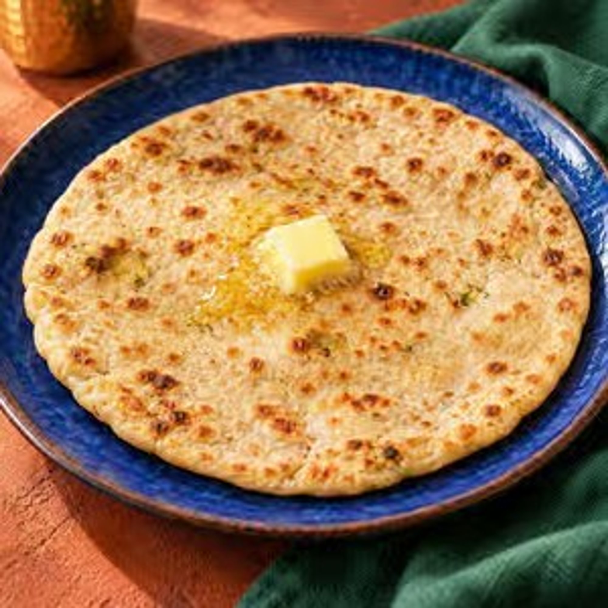 Aloo Paratha with Butter
