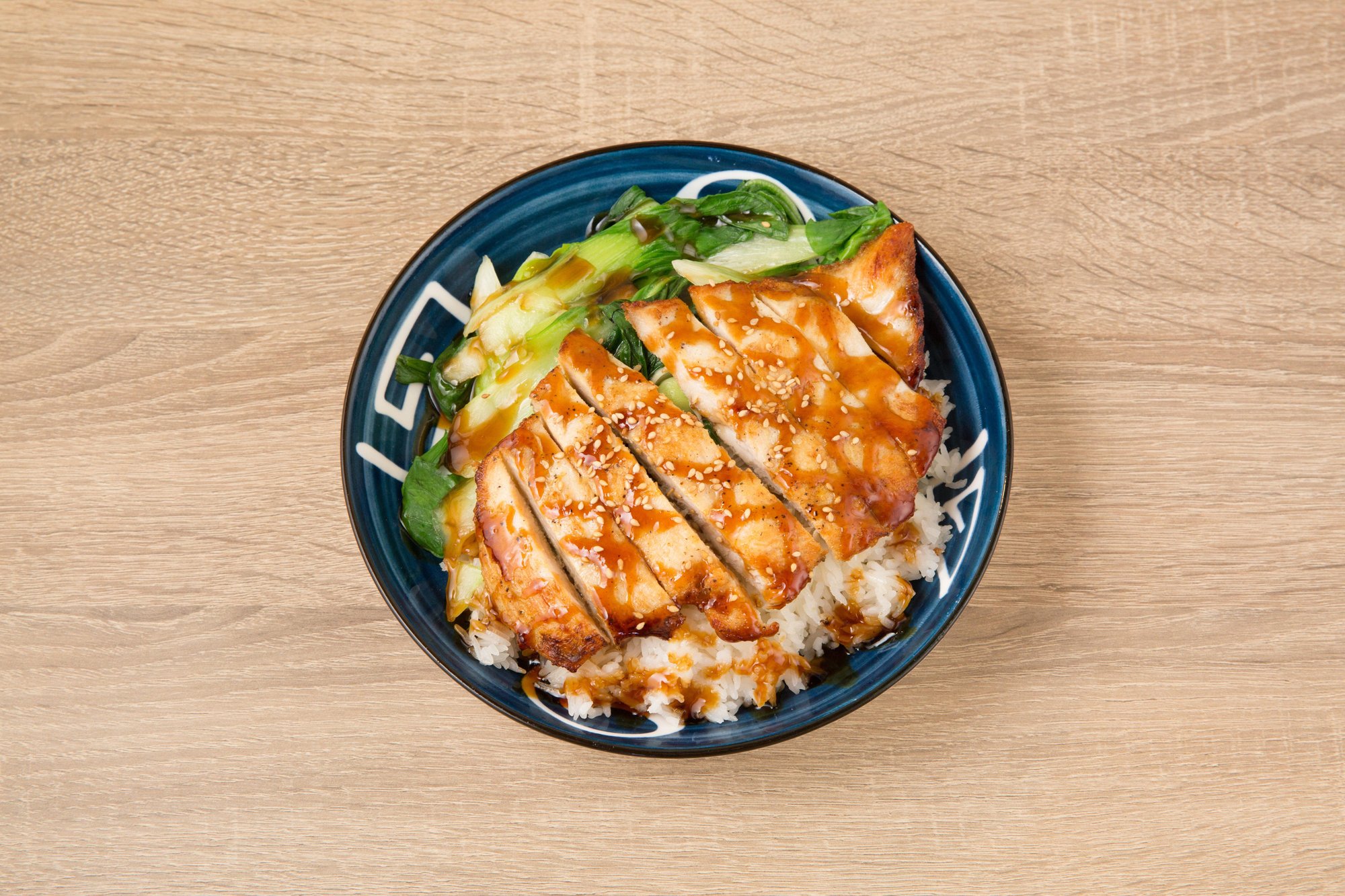 Chicken Teriyaki Over Rice 日式铁板 鸡盖饭