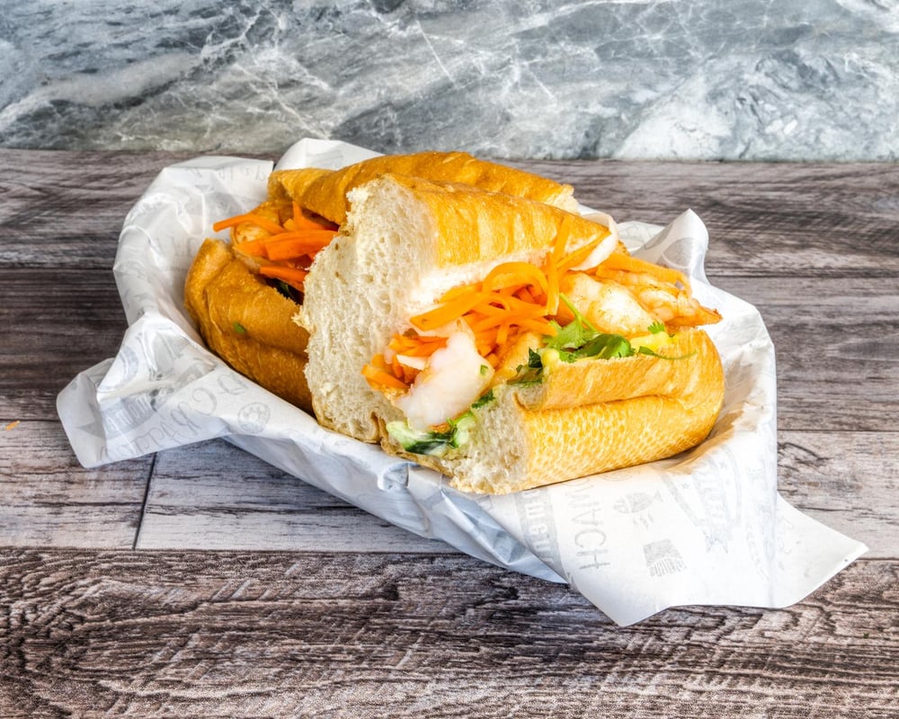 Grilled Shrimp Banh Mi