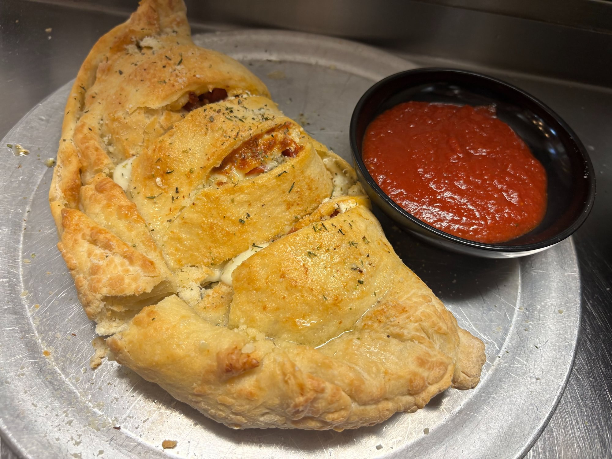 Three Cheese Calzone