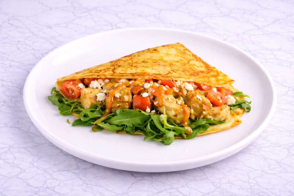 Spicy Chicken Crepe