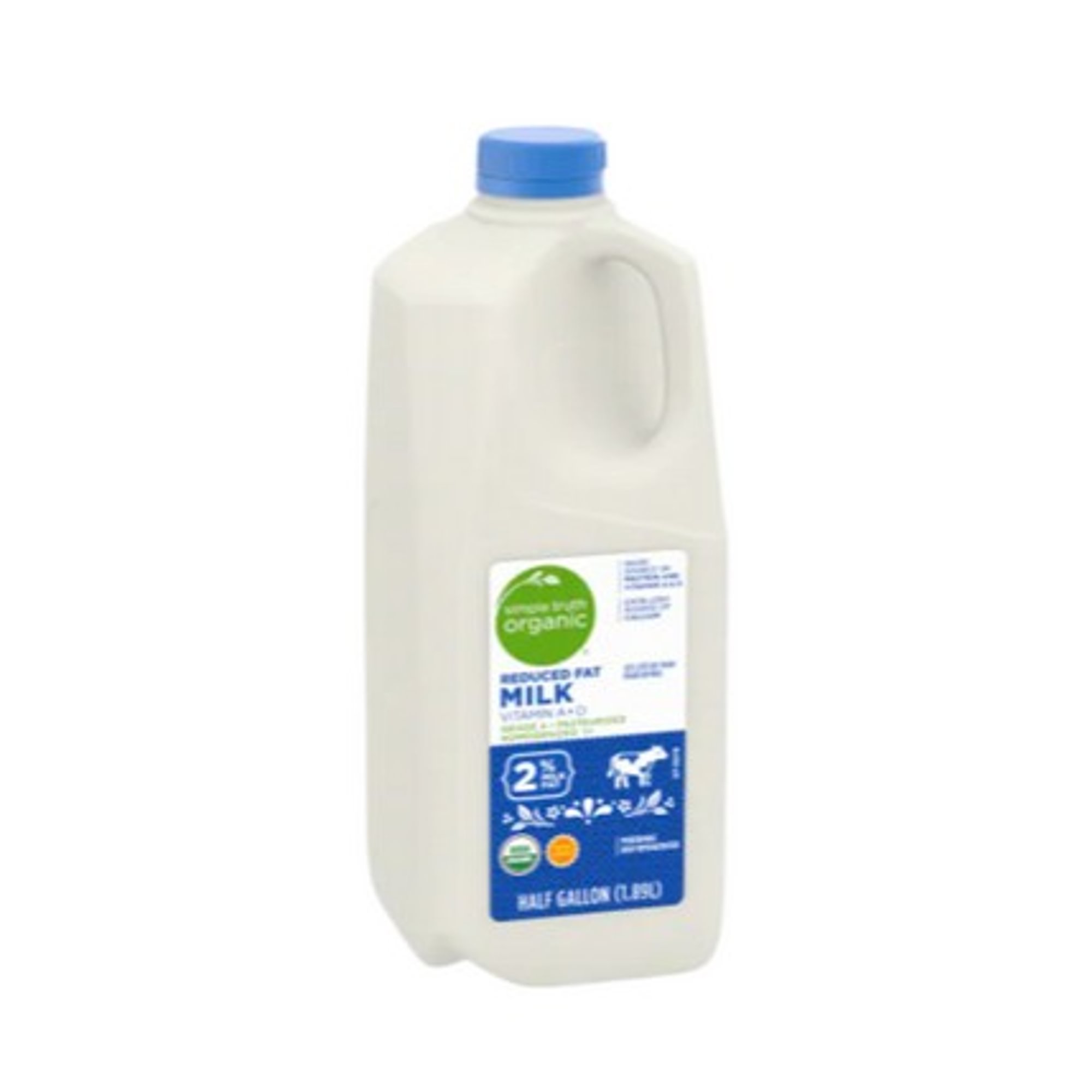 Organic 2% Milk Half Gallon