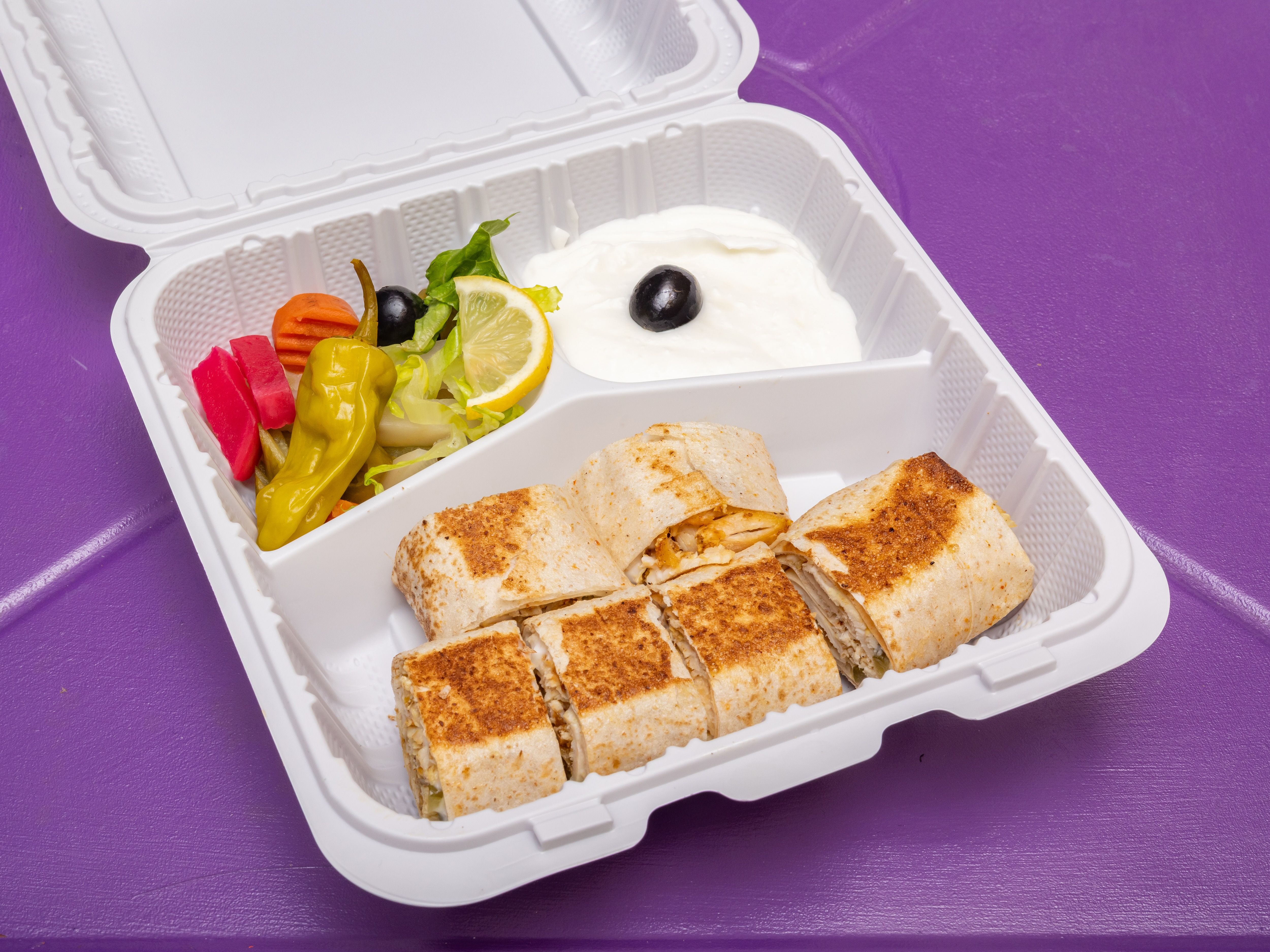 Crispy Chicken Shawerma Sandwich