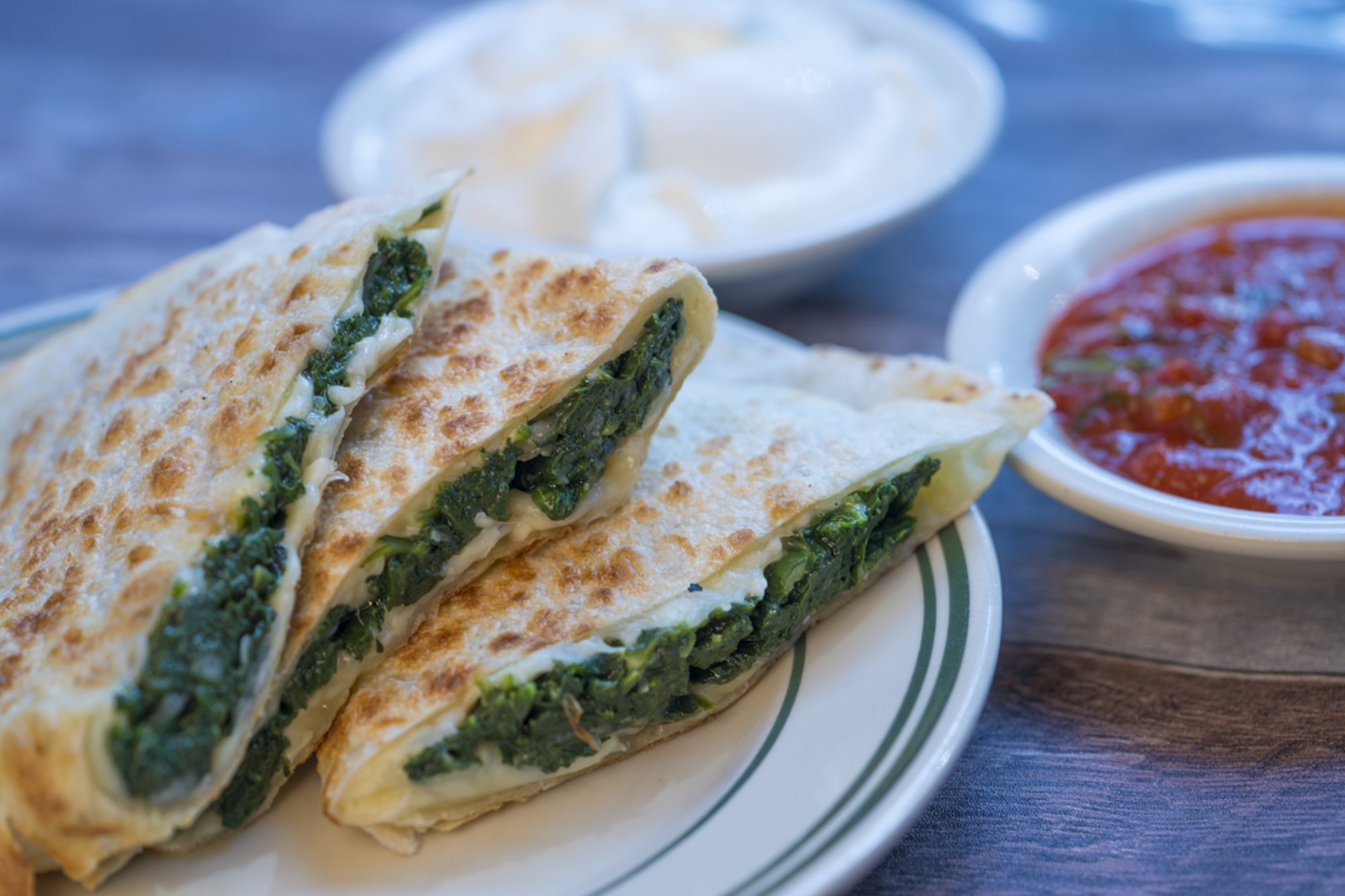 LS Bar Spinach Quesadilla