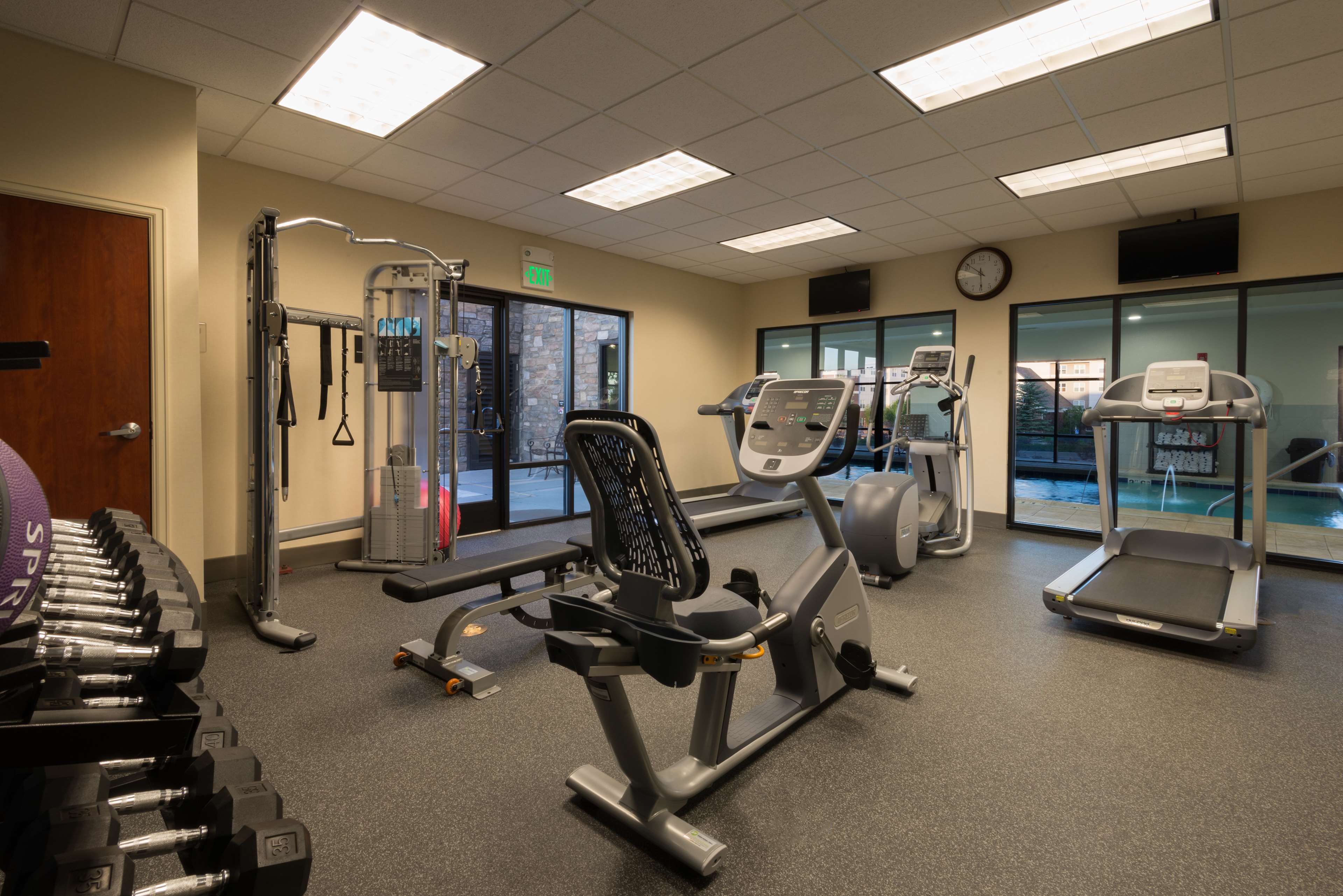 Health club  fitness center  gym