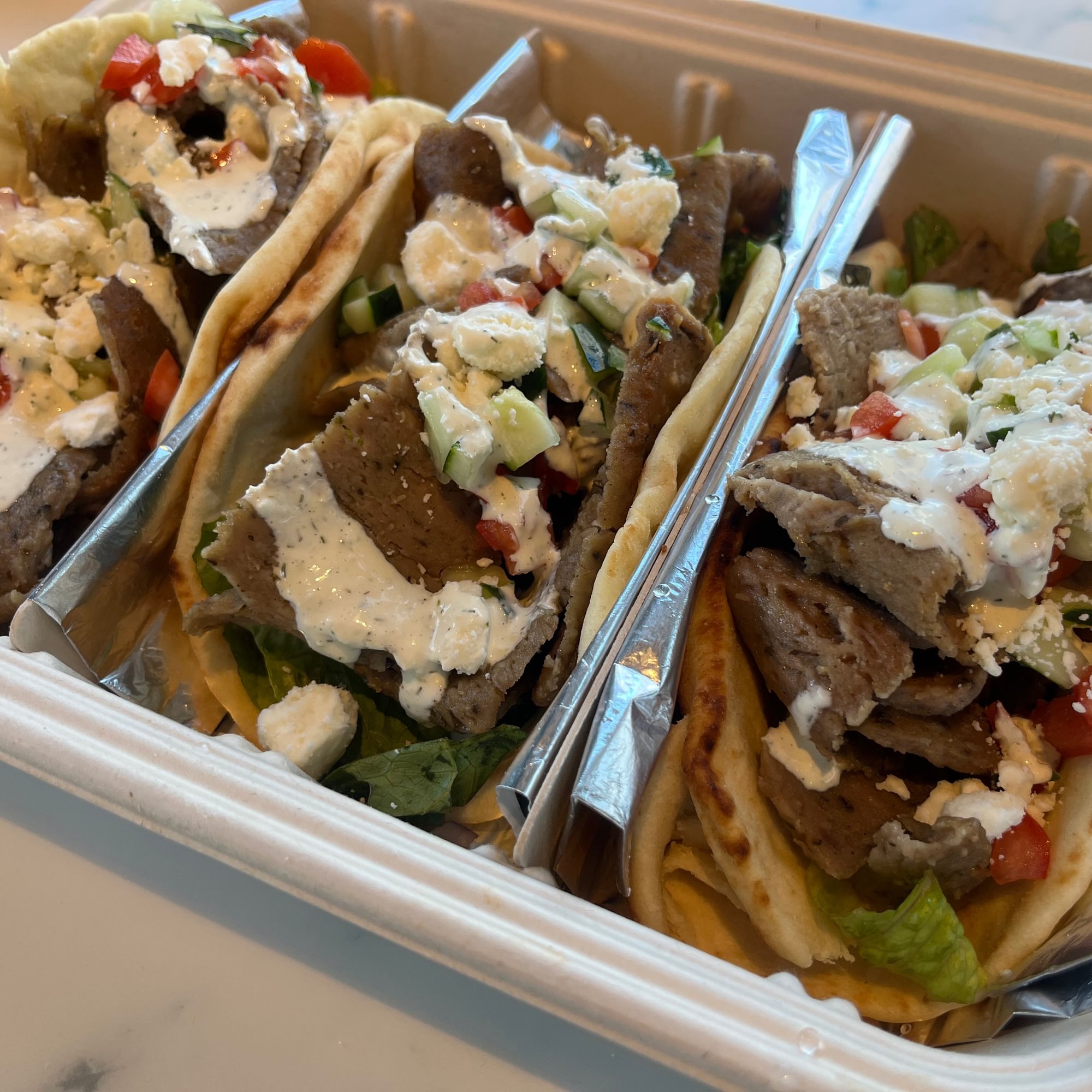 3 Gyro Sandwiches