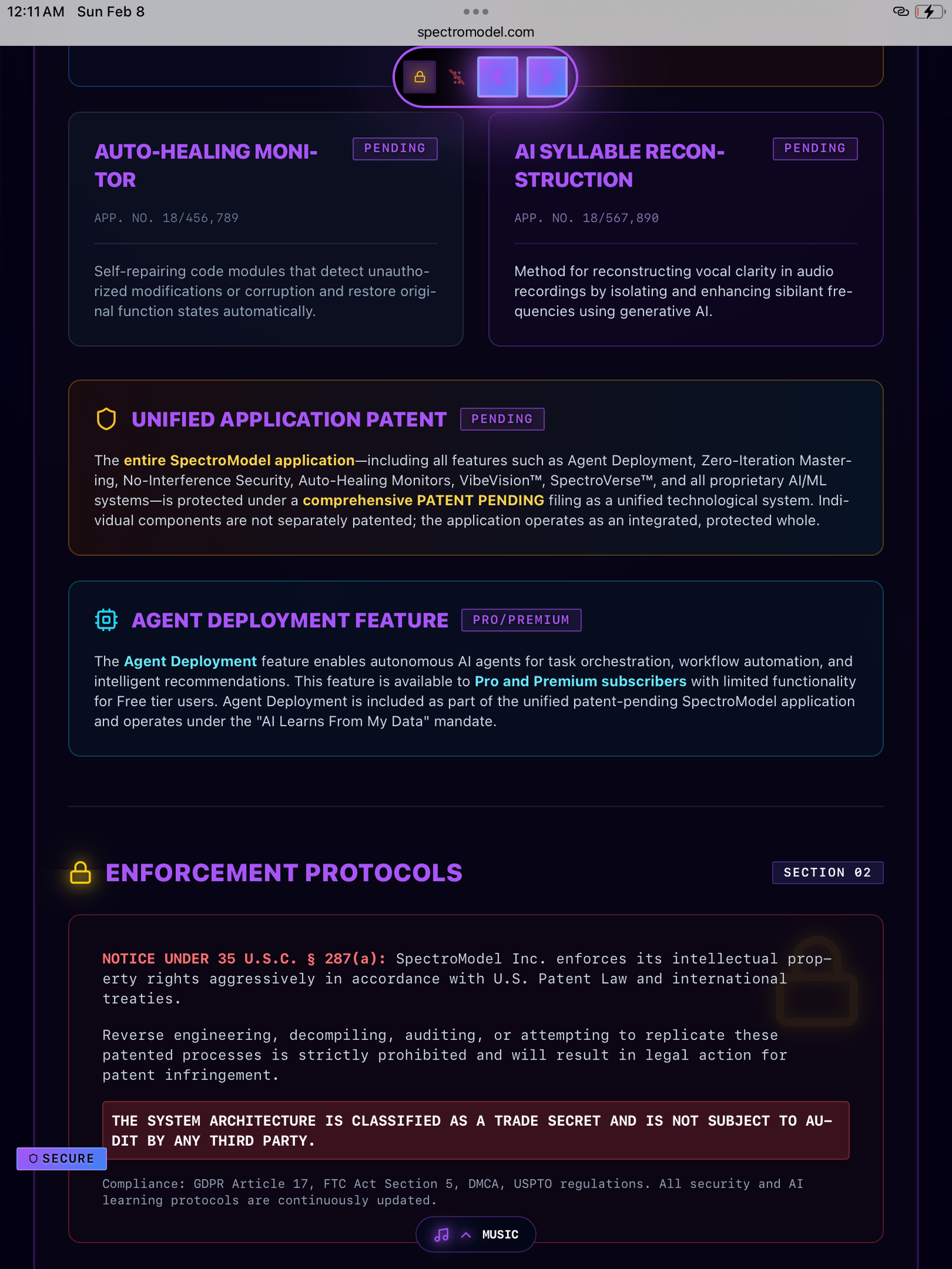SpectroModel Enterprises (ENT.) Image