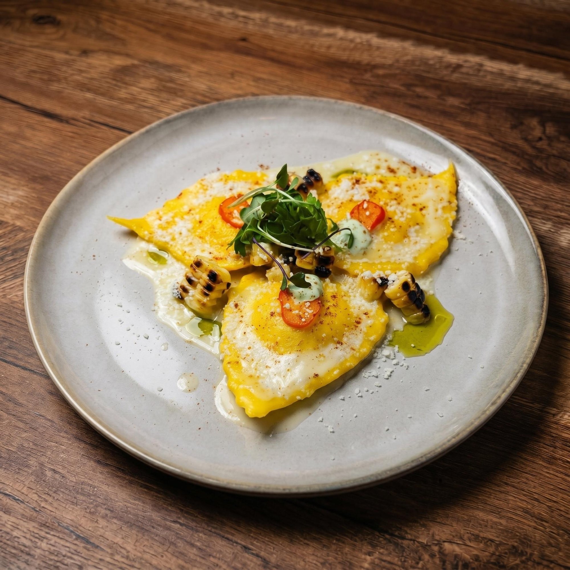 Street Corn Ravioli