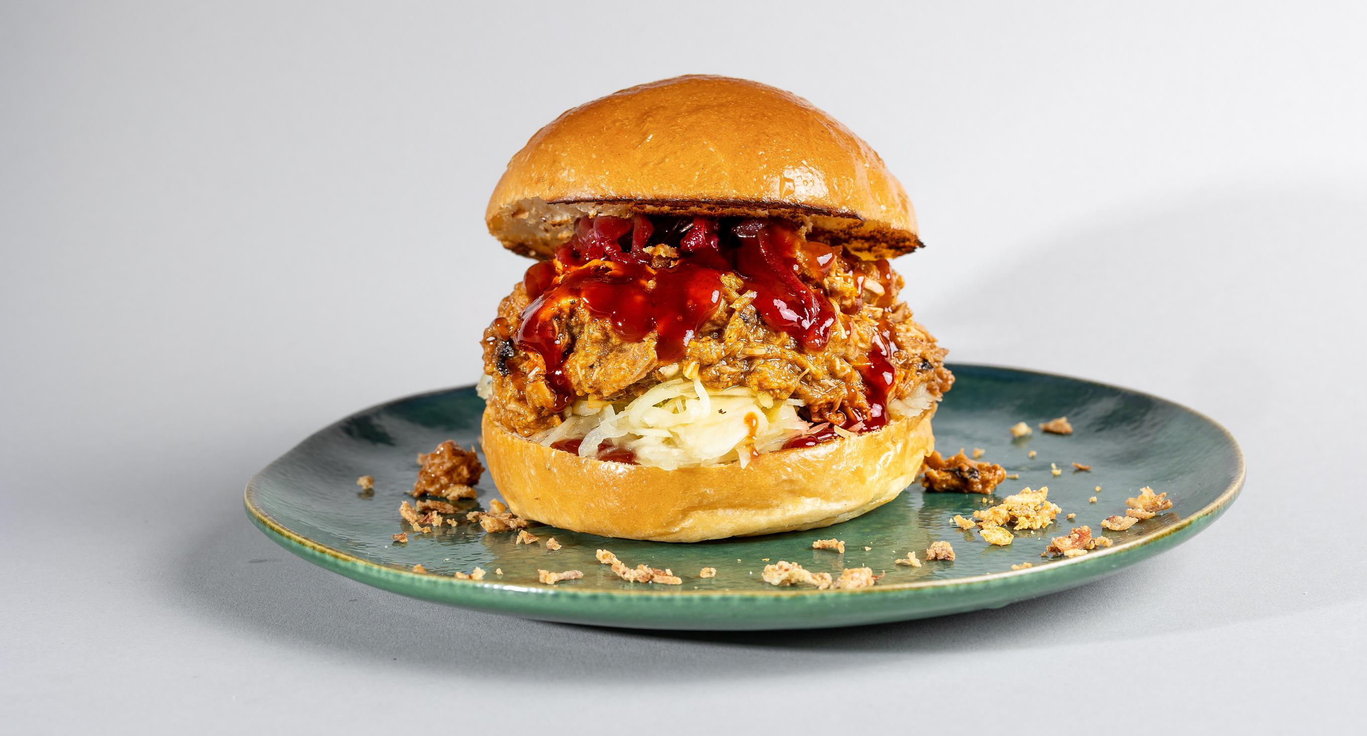 Pulled Pork Texas Style Burger