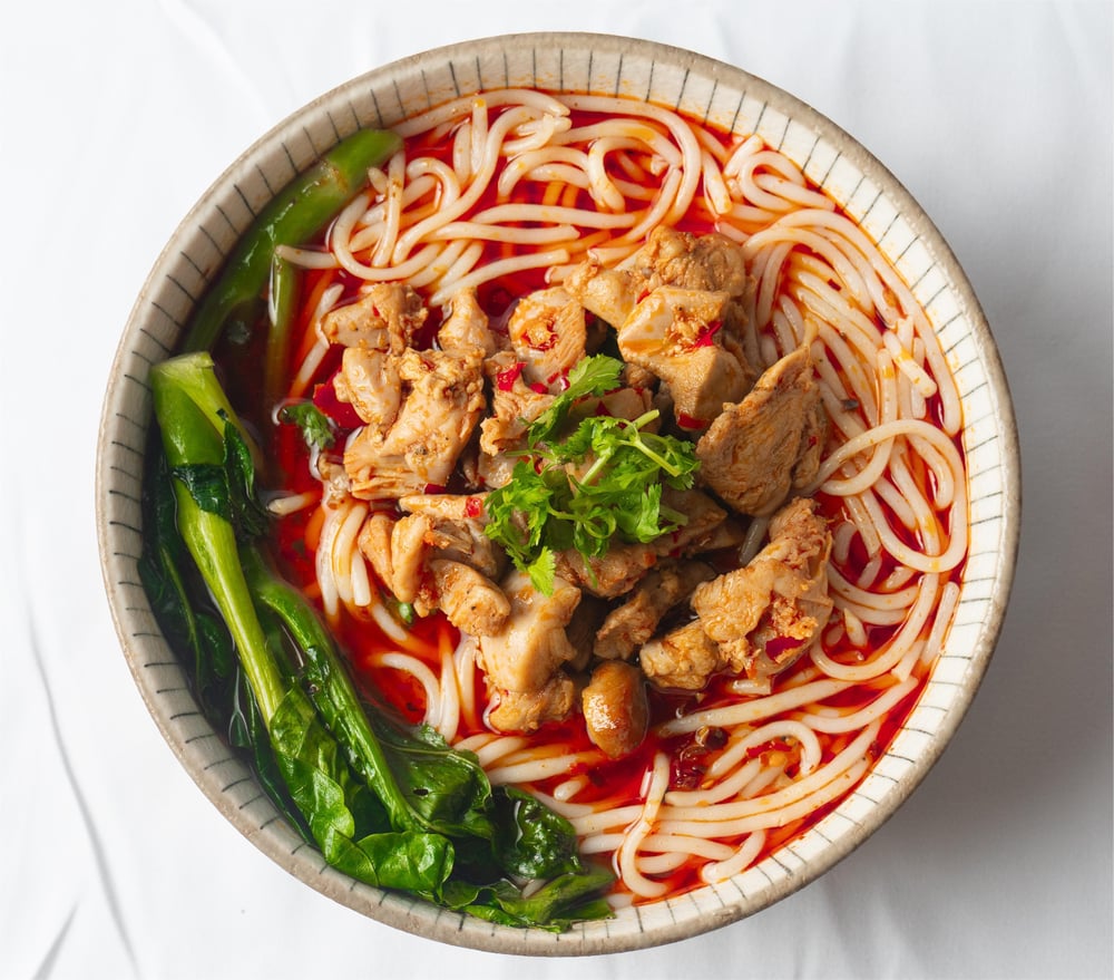 Spicy Chicken Rice Noodle / 辣鸡汤粉/面