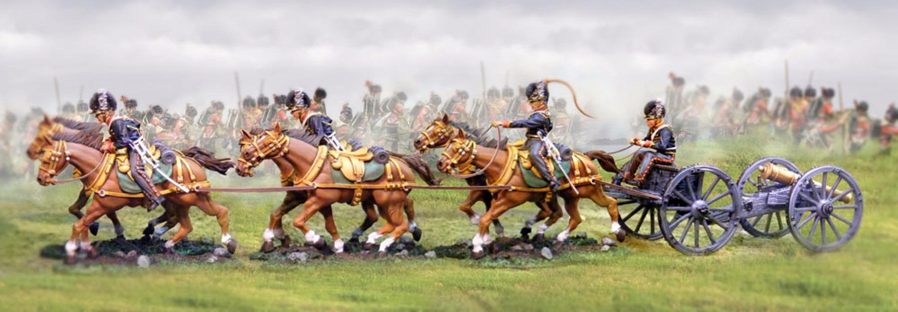 Napoleonic British Royal Horse Artillery Caisson Set