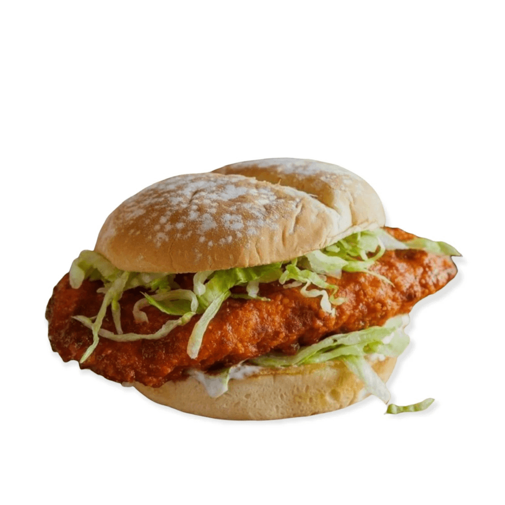 Honey hot fried chicken sandwich