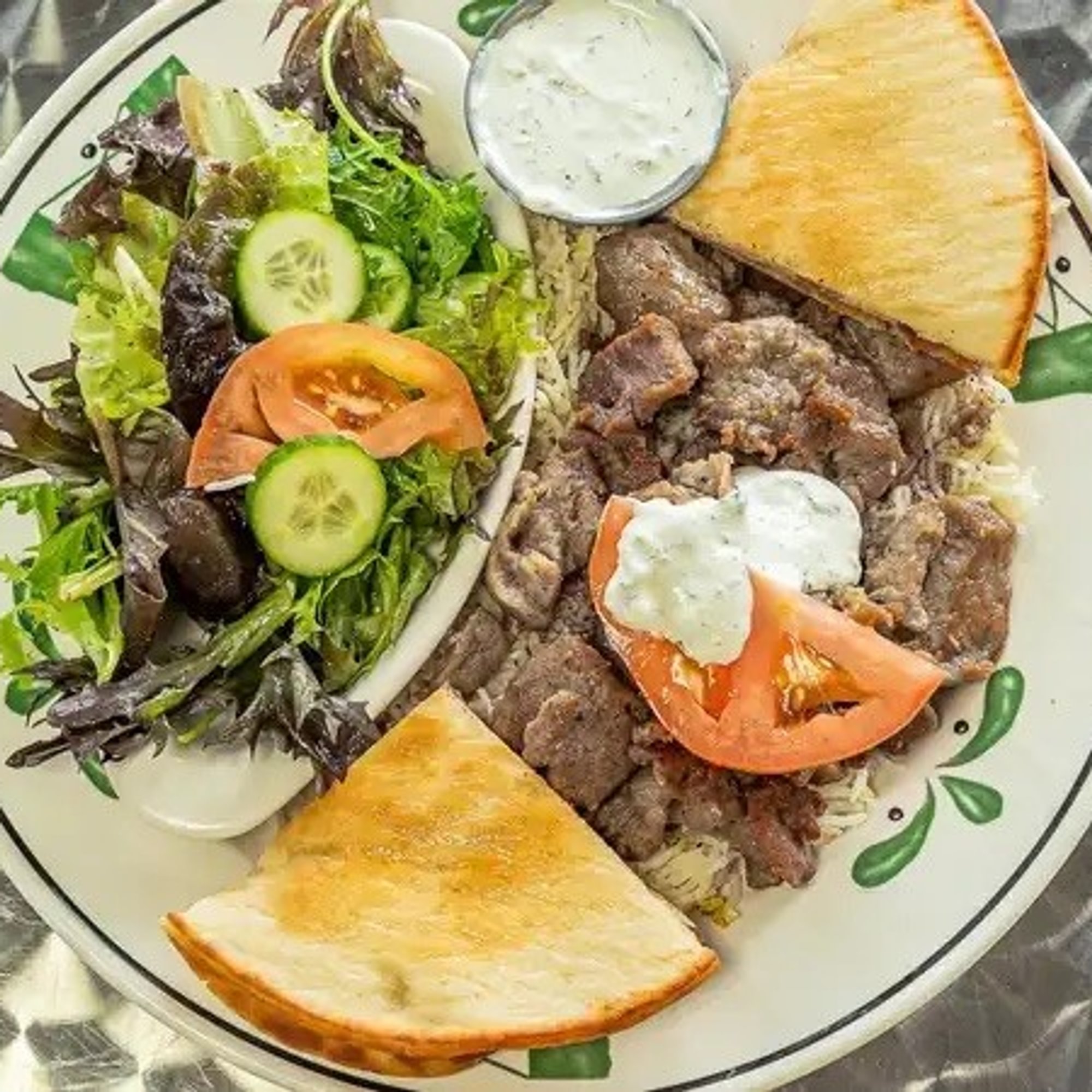 Beef & Lamb Gyro Plate
