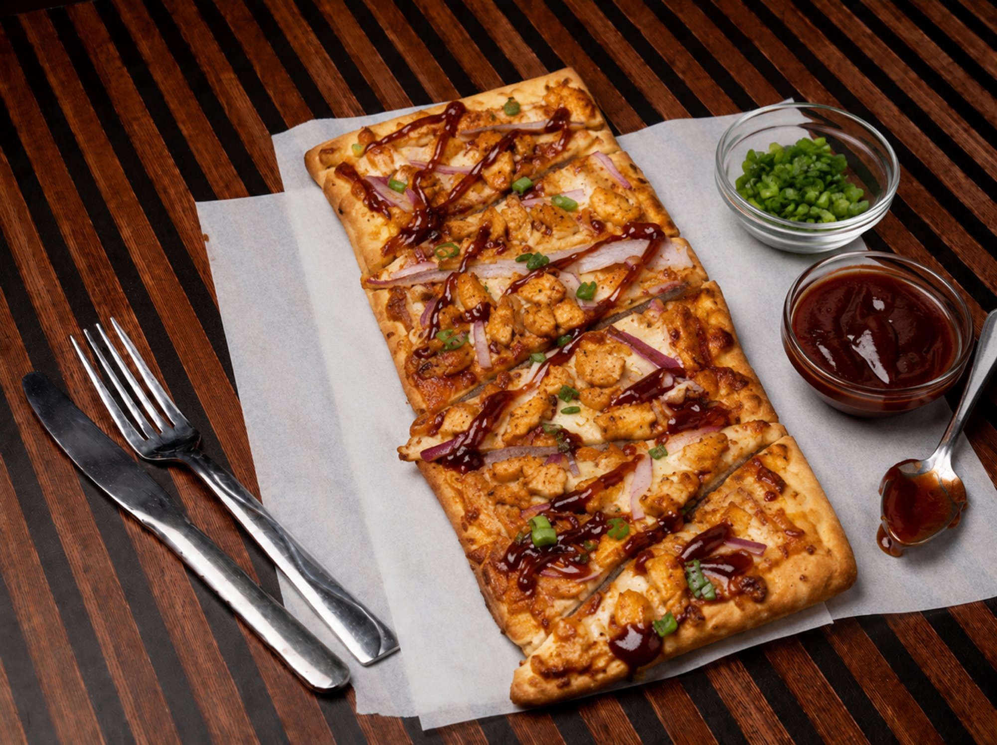 American Jack's BBQ Flatbread Pizza