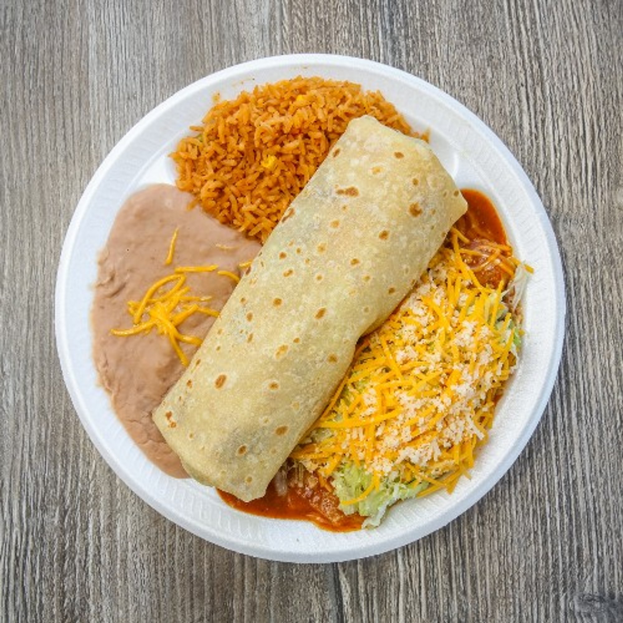 Shredded Beef Burrito