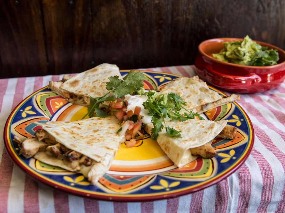 Chicken Stew Quesadilla