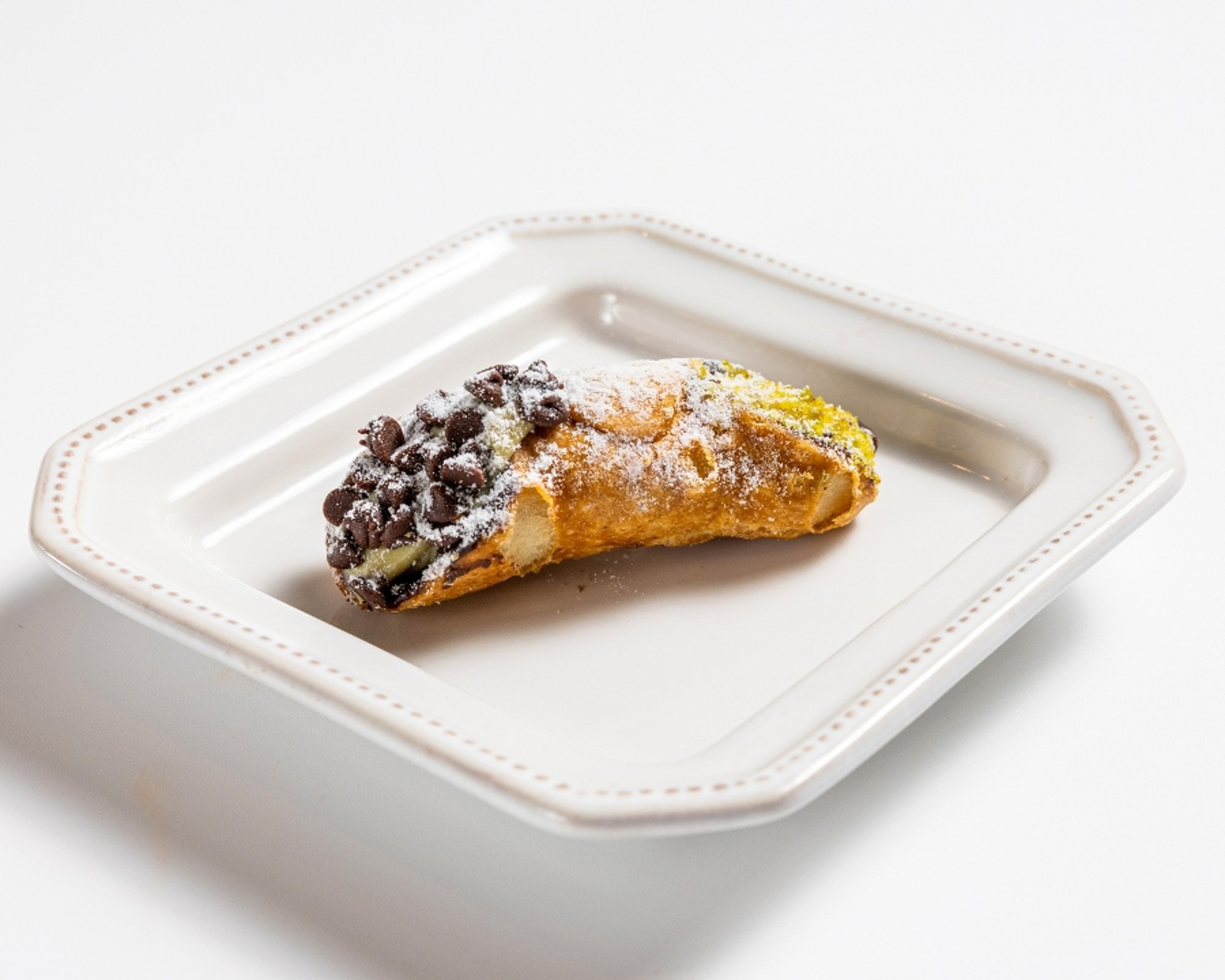 Mini Pistachio Cannoli