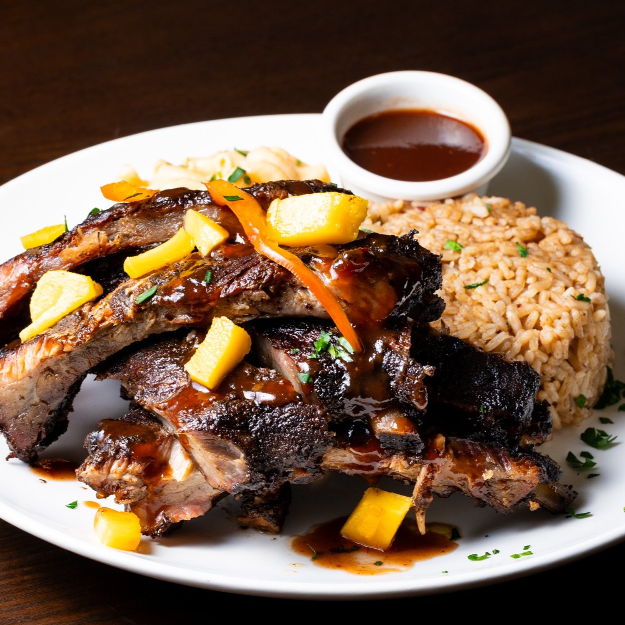 Jerk BBQ ribs