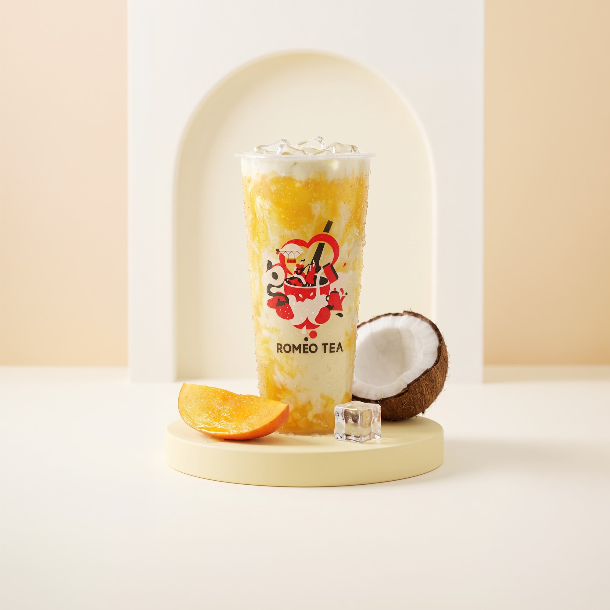 Mango Coconut Milk Tea
