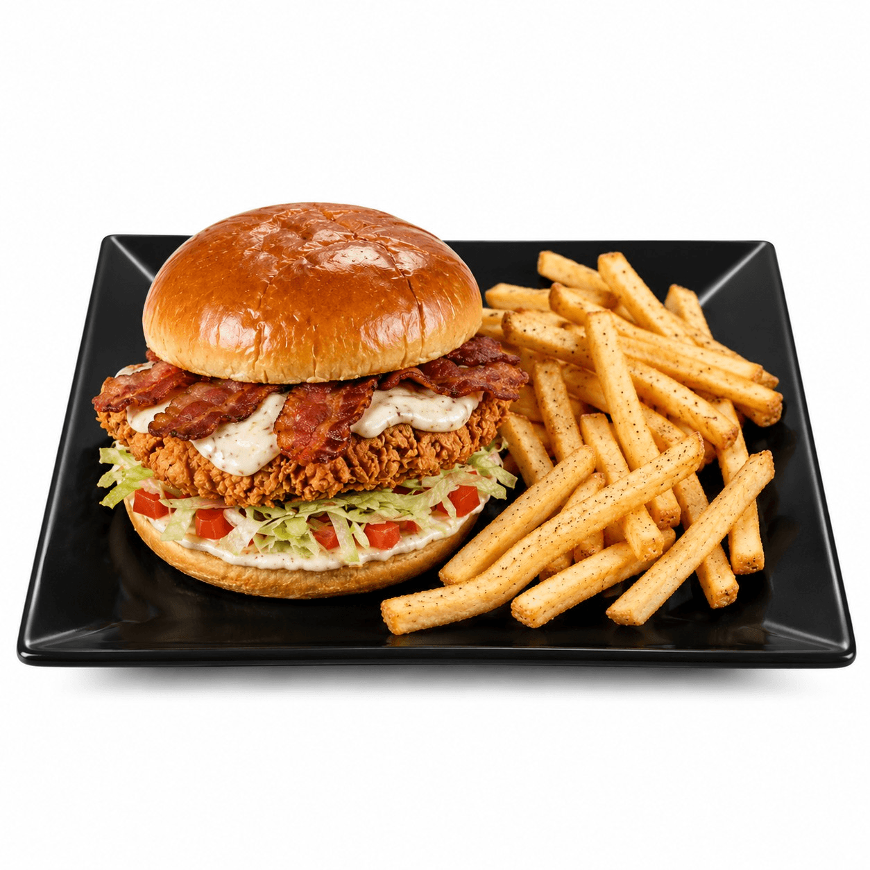 Crispy Chicken Deluxe Sandwich