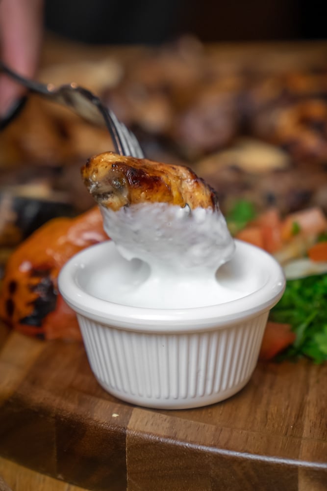 Mediterranean-style Grilled Wings Meal