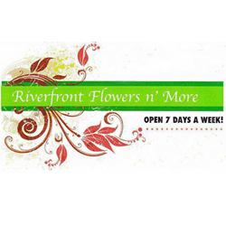 Riverfront Flowers N More Logo