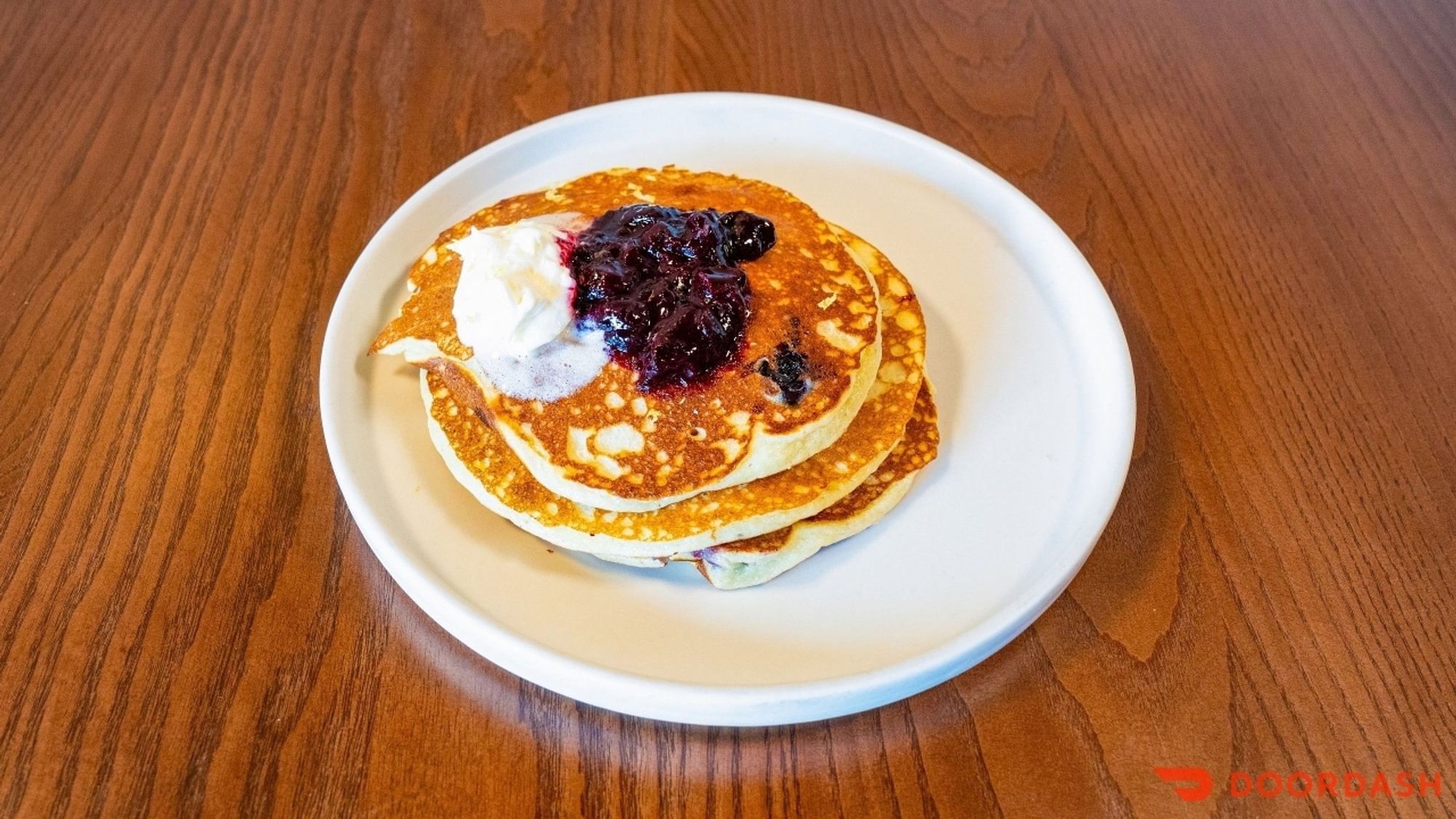 BLUEBERRY LEMON RICOTTA PANCAKES vg
