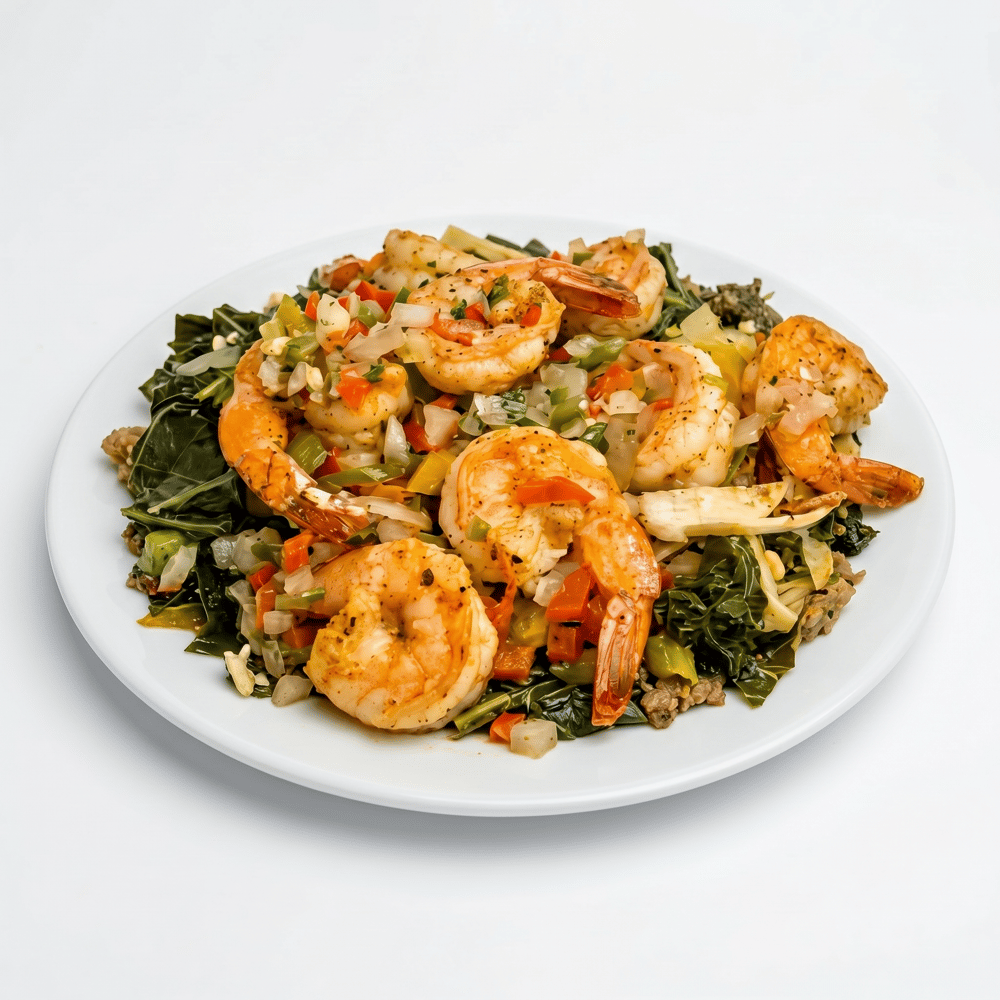 Shrimp & Veggie Fettuccine